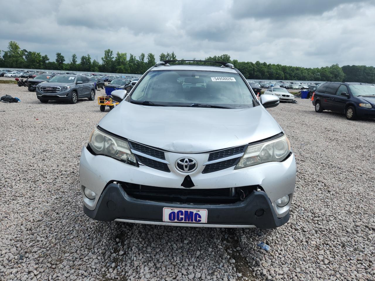 2015 Toyota Rav4 Limited Silver vin: JTMYFREV0FD080556