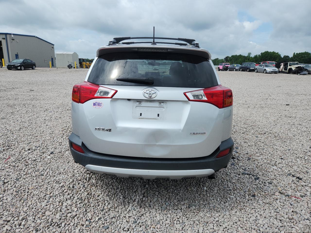 2015 Toyota Rav4 Limited Silver vin: JTMYFREV0FD080556