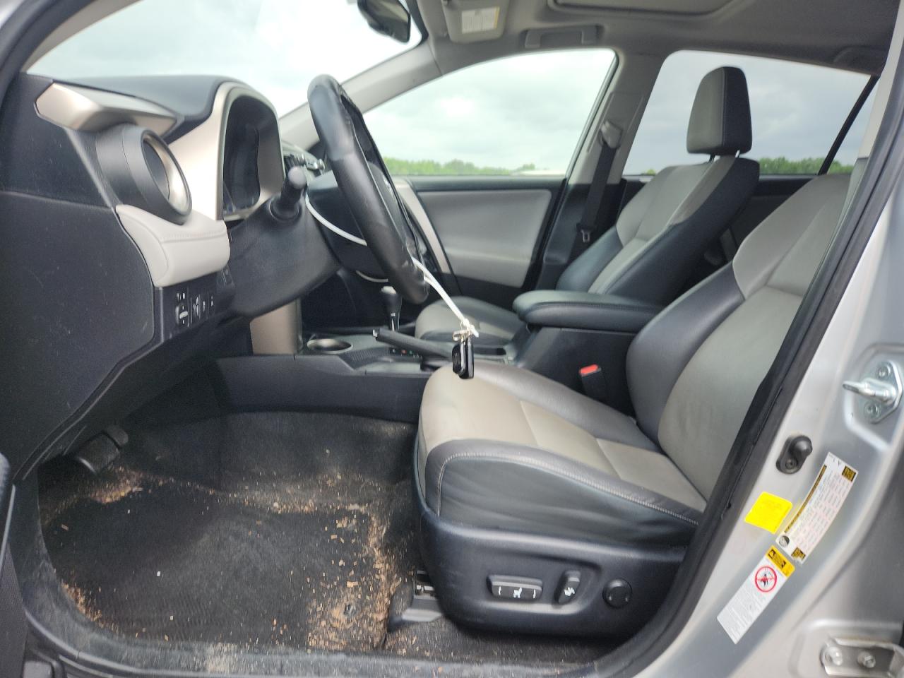 2015 Toyota Rav4 Limited Silver vin: JTMYFREV0FD080556