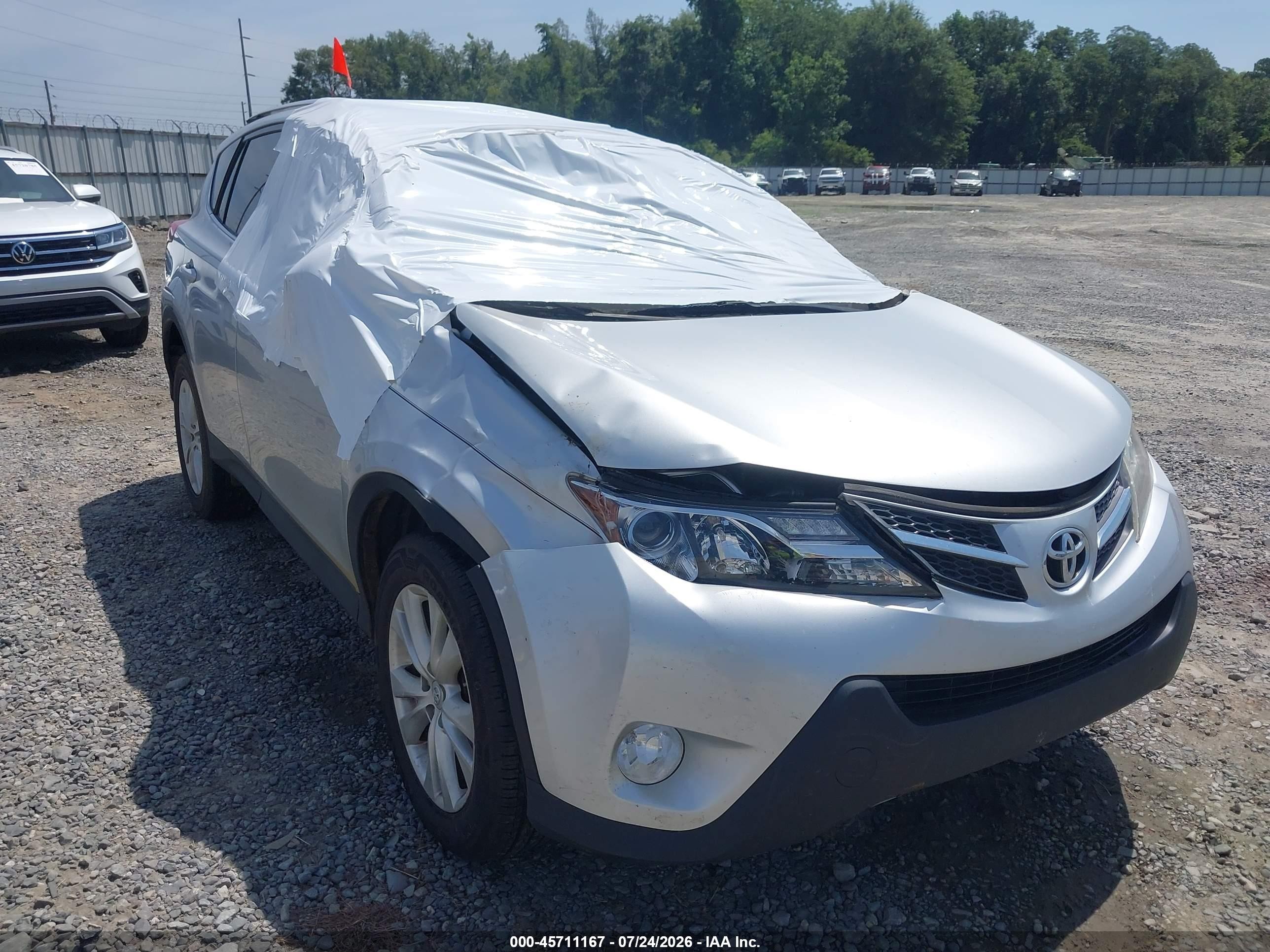 2013 Toyota Rav4 Limited Серебряный vin: JTMYFREV1D5012242