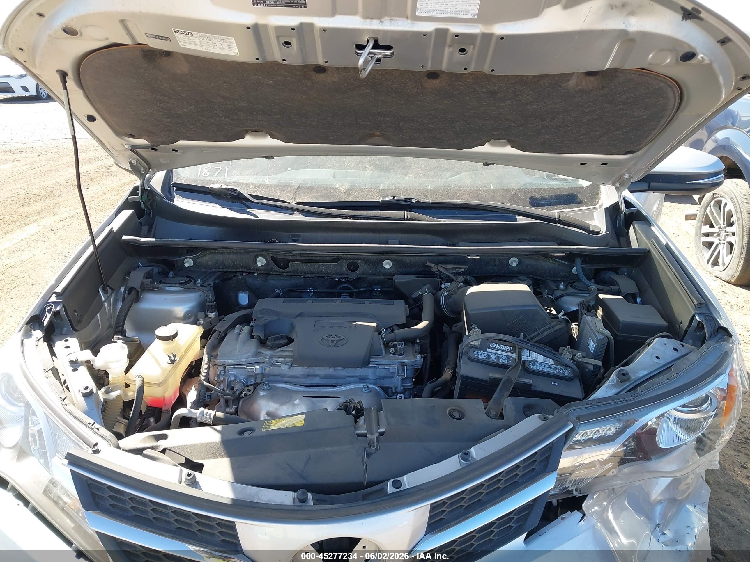 2013 Toyota Rav4 Limited Silver vin: JTMYFREV2DD001871