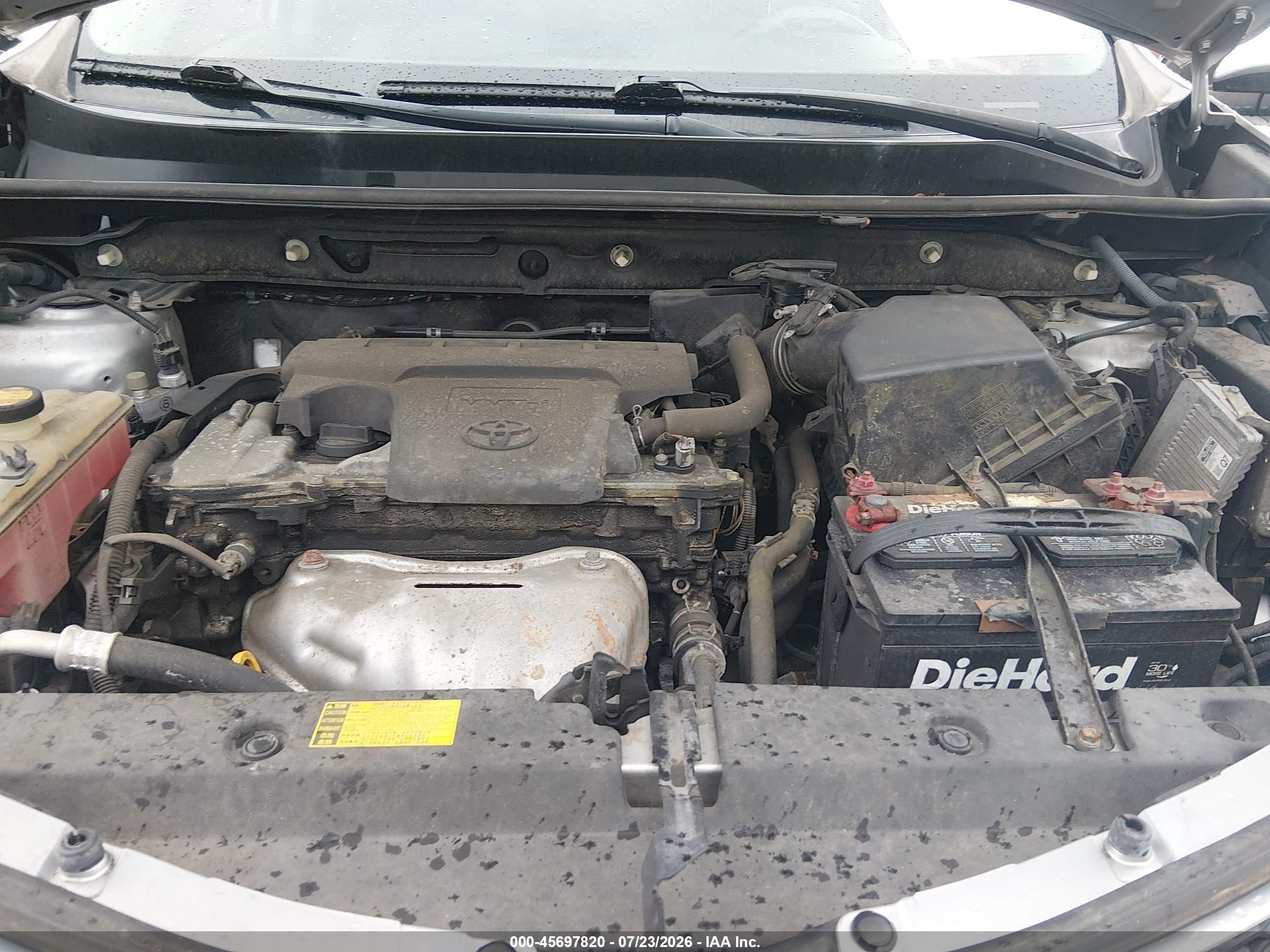 2013 Toyota Rav4 Limited Серебряный vin: JTMYFREV2DD003068