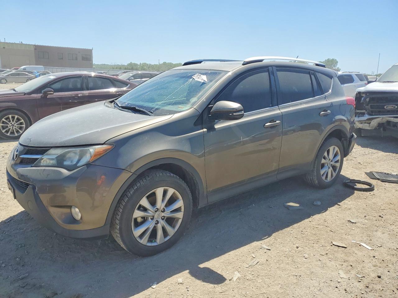 2013 Toyota Rav4 Limited Gray vin: JTMYFREV2DD013115