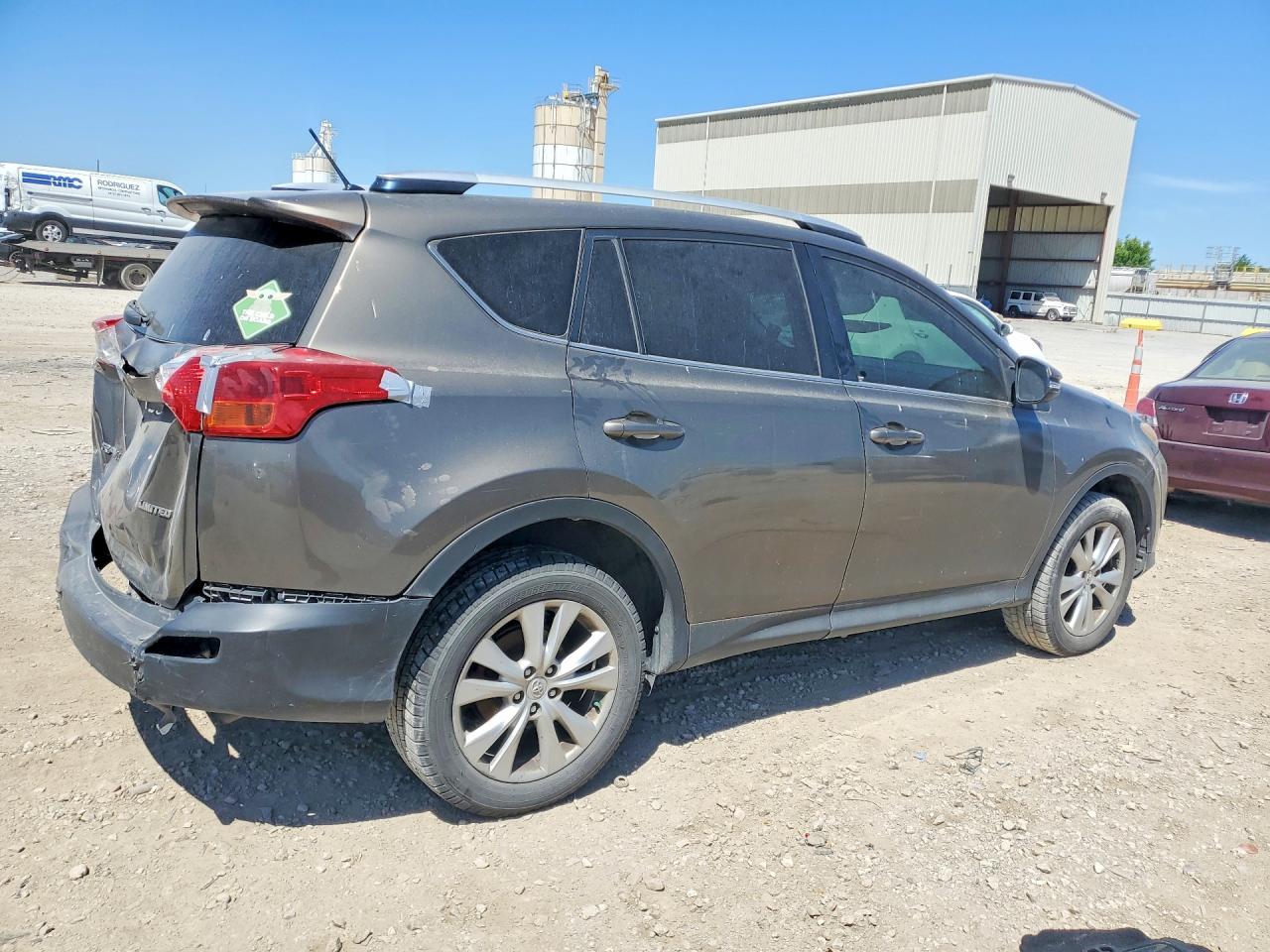 2013 Toyota Rav4 Limited Gray vin: JTMYFREV2DD013115