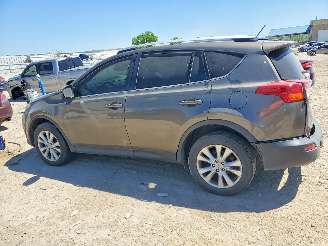 2013 Toyota Rav4 Limited Gray vin: JTMYFREV2DD013115