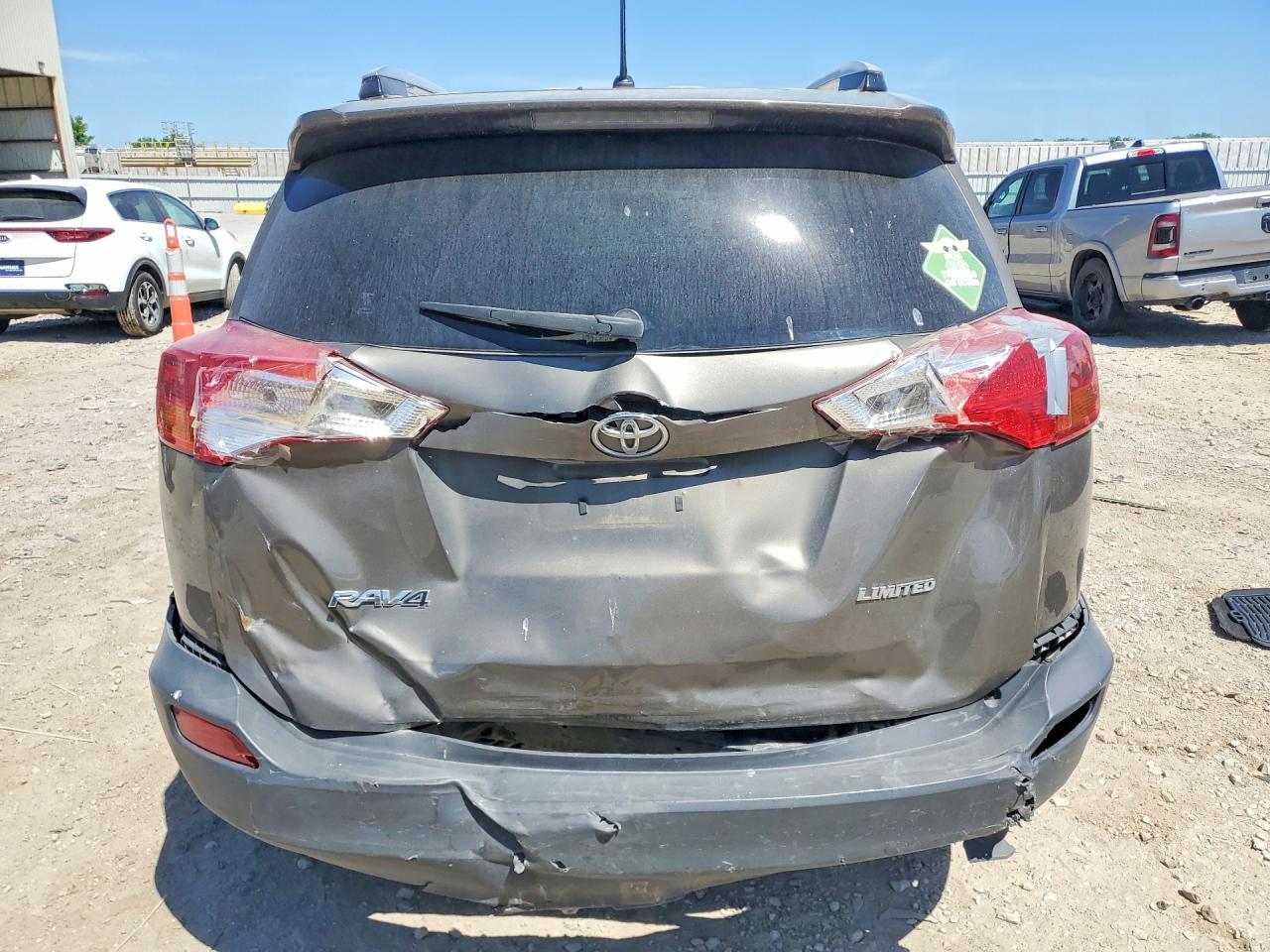 2013 Toyota Rav4 Limited Gray vin: JTMYFREV2DD013115