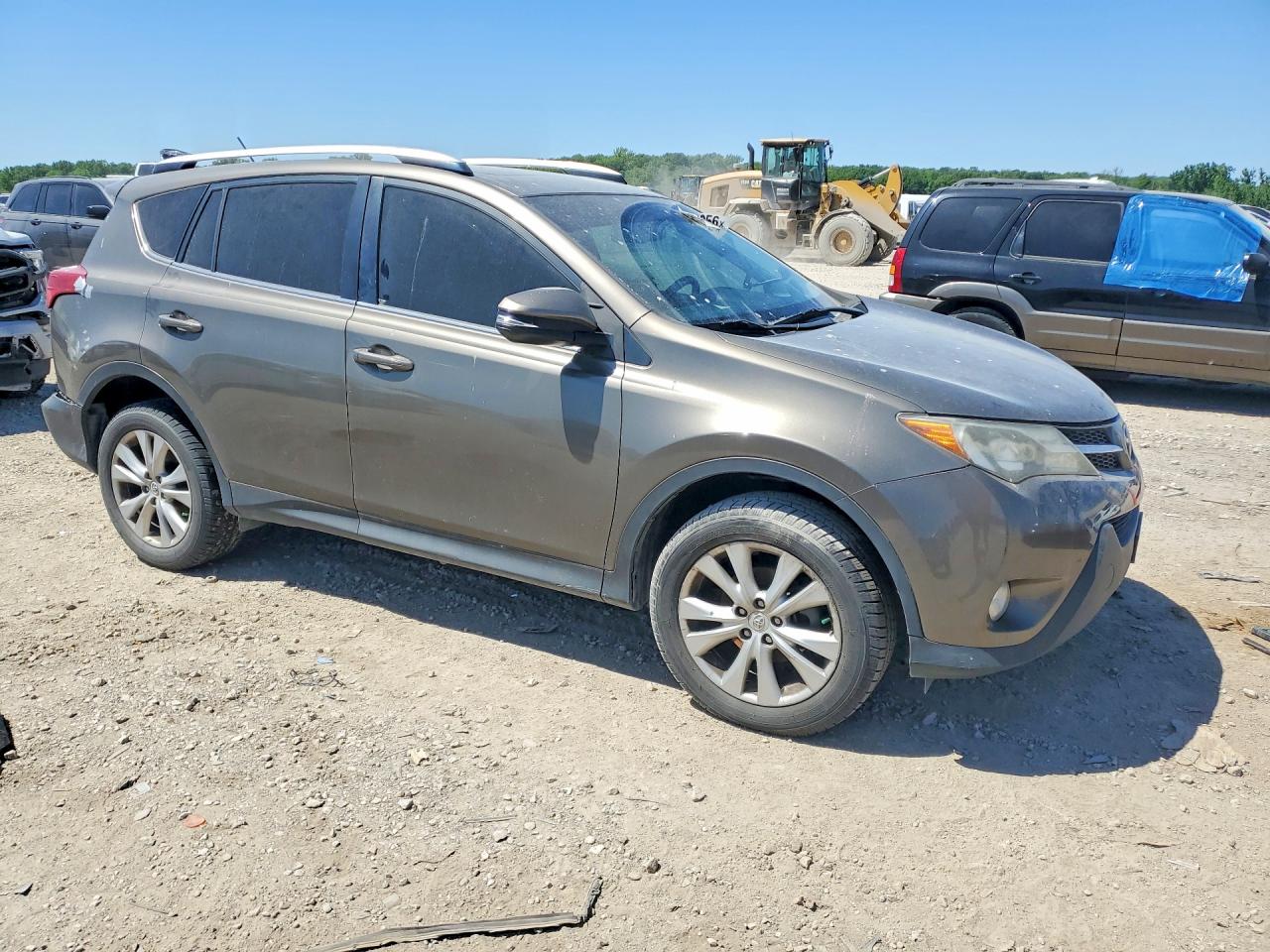 2013 Toyota Rav4 Limited Gray vin: JTMYFREV2DD013115