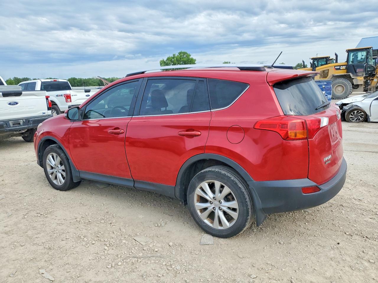 2013 Toyota Rav4 Limited Red vin: JTMYFREV4DD003203