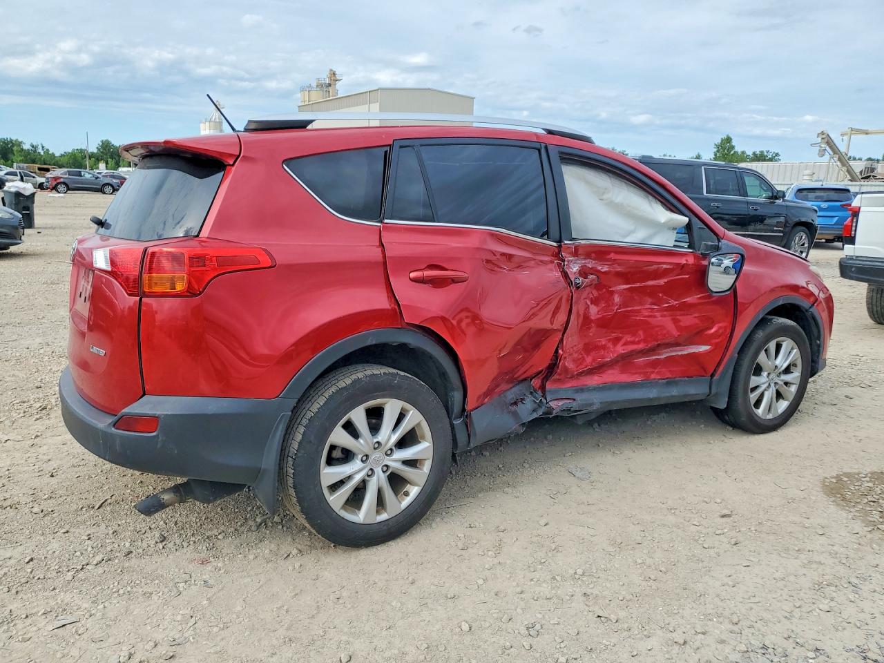 2013 Toyota Rav4 Limited Red vin: JTMYFREV4DD003203