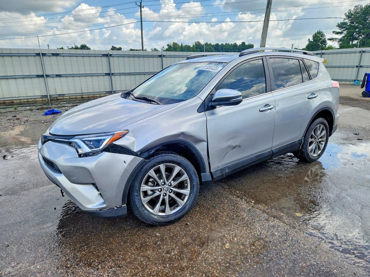 2018 Toyota Rav4 Limited Silver vin: JTMYFREV4JJ178435