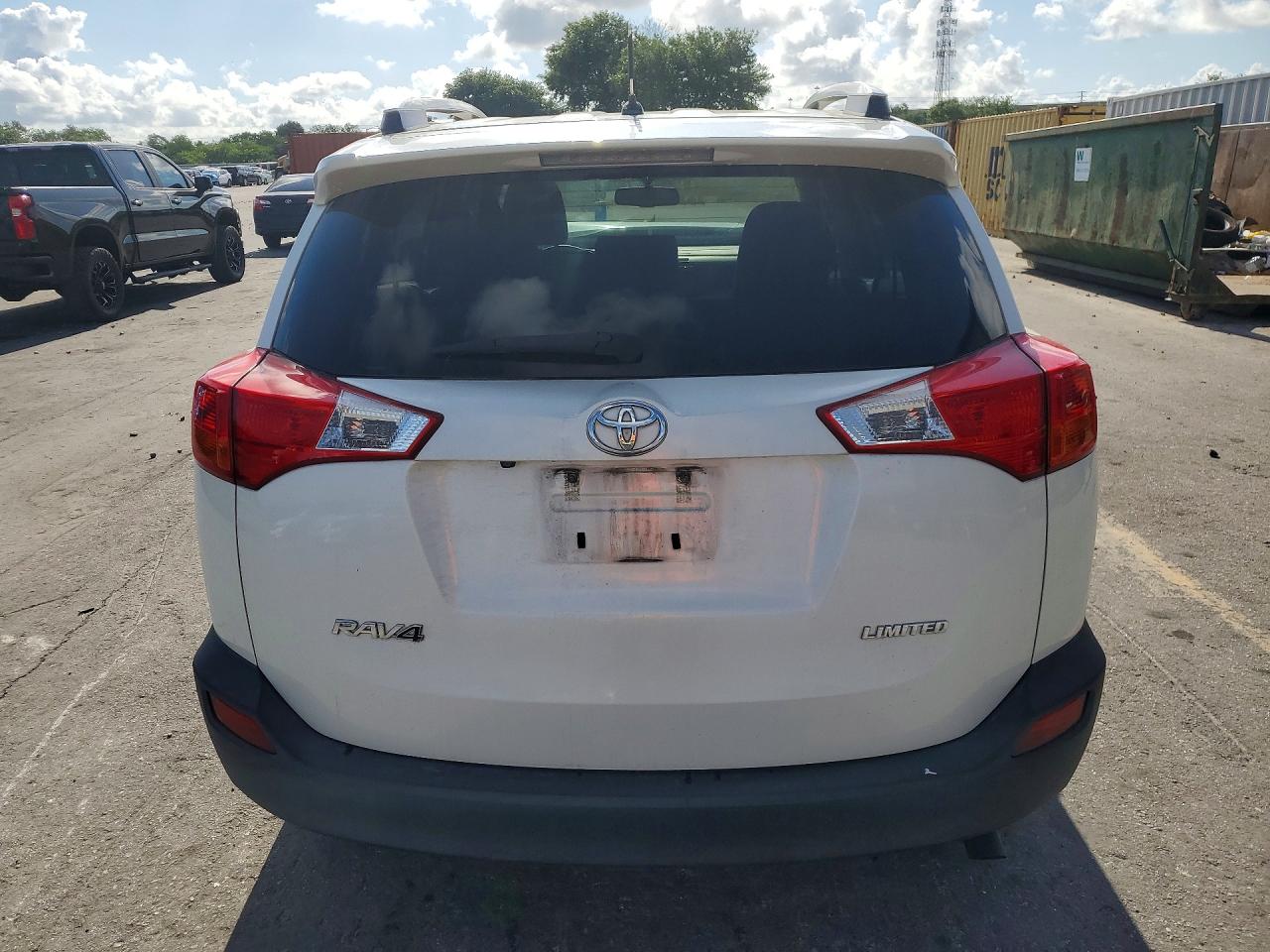 2013 Toyota Rav4 Limited White vin: JTMYFREV5D5007979