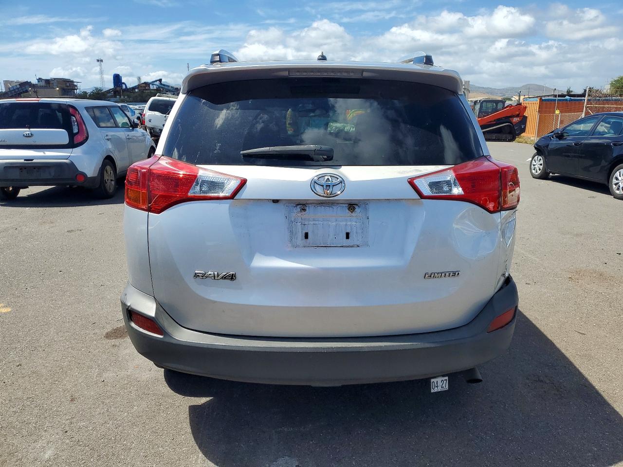 2014 Toyota Rav4 Limited Silver vin: JTMYFREV5ED034882
