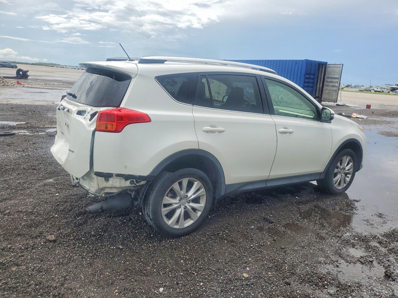 2013 Toyota Rav4 Limited Белый vin: JTMYFREV6DD019340
