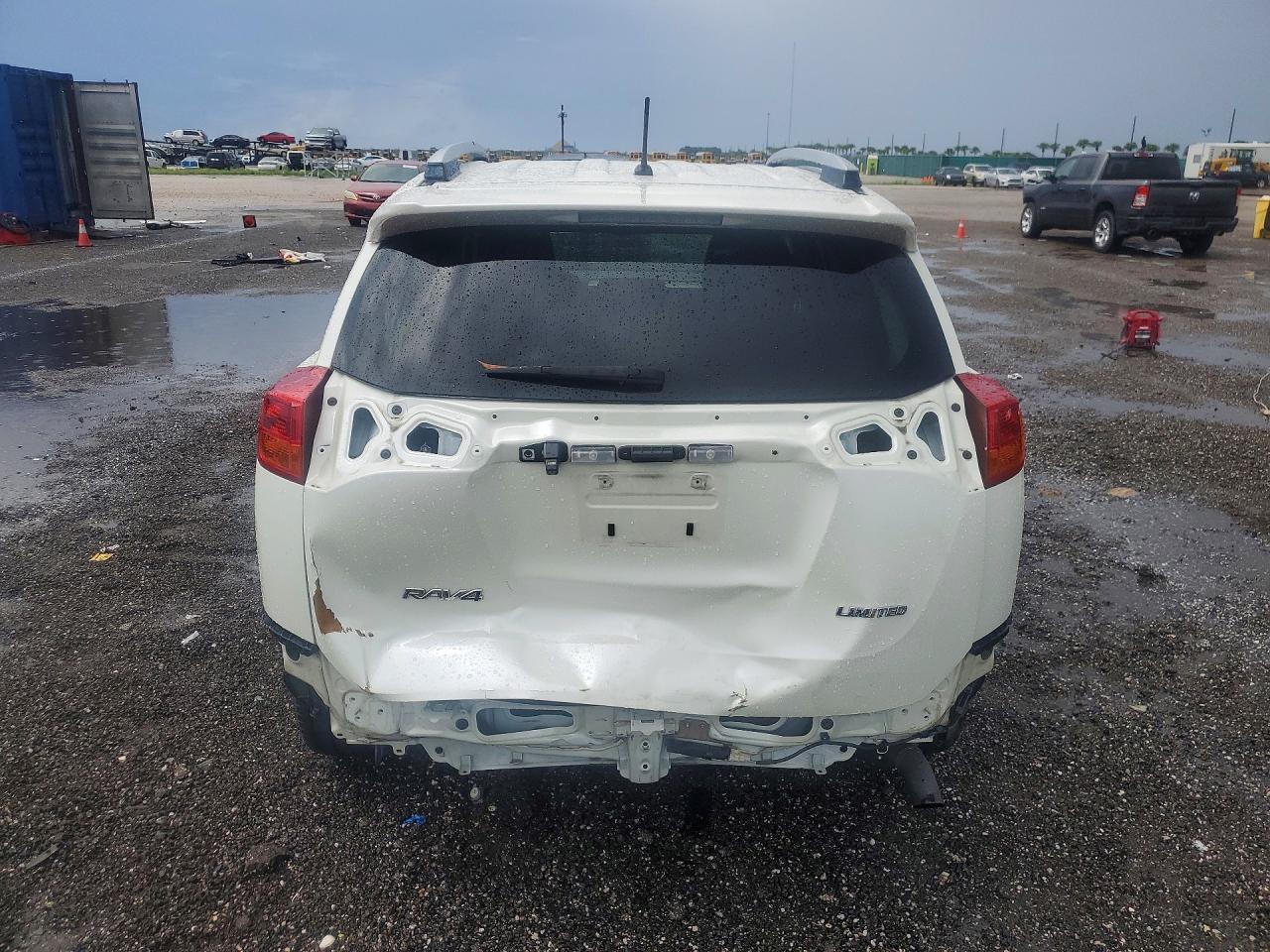 2013 Toyota Rav4 Limited Белый vin: JTMYFREV6DD019340