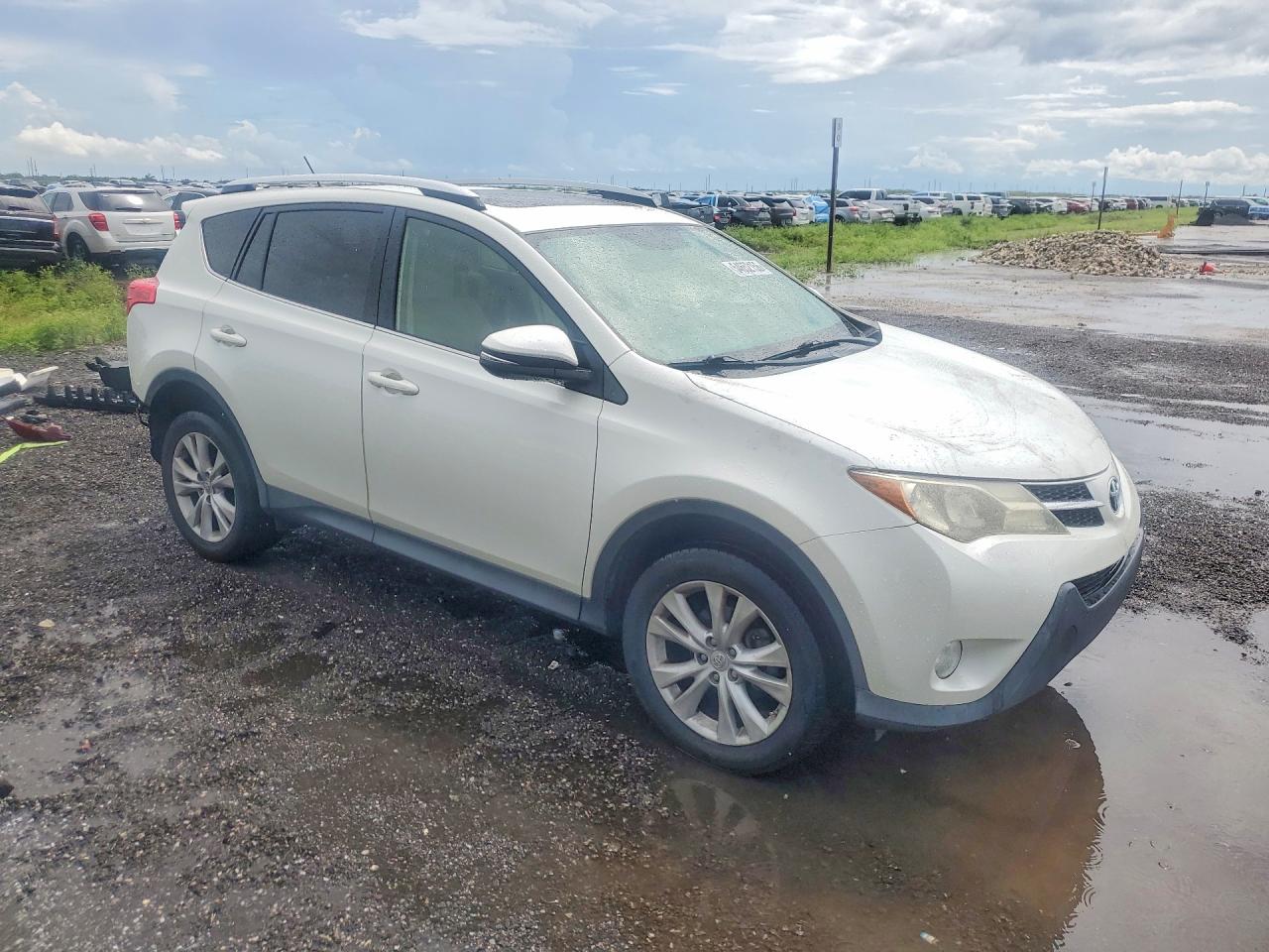 2013 Toyota Rav4 Limited Белый vin: JTMYFREV6DD019340
