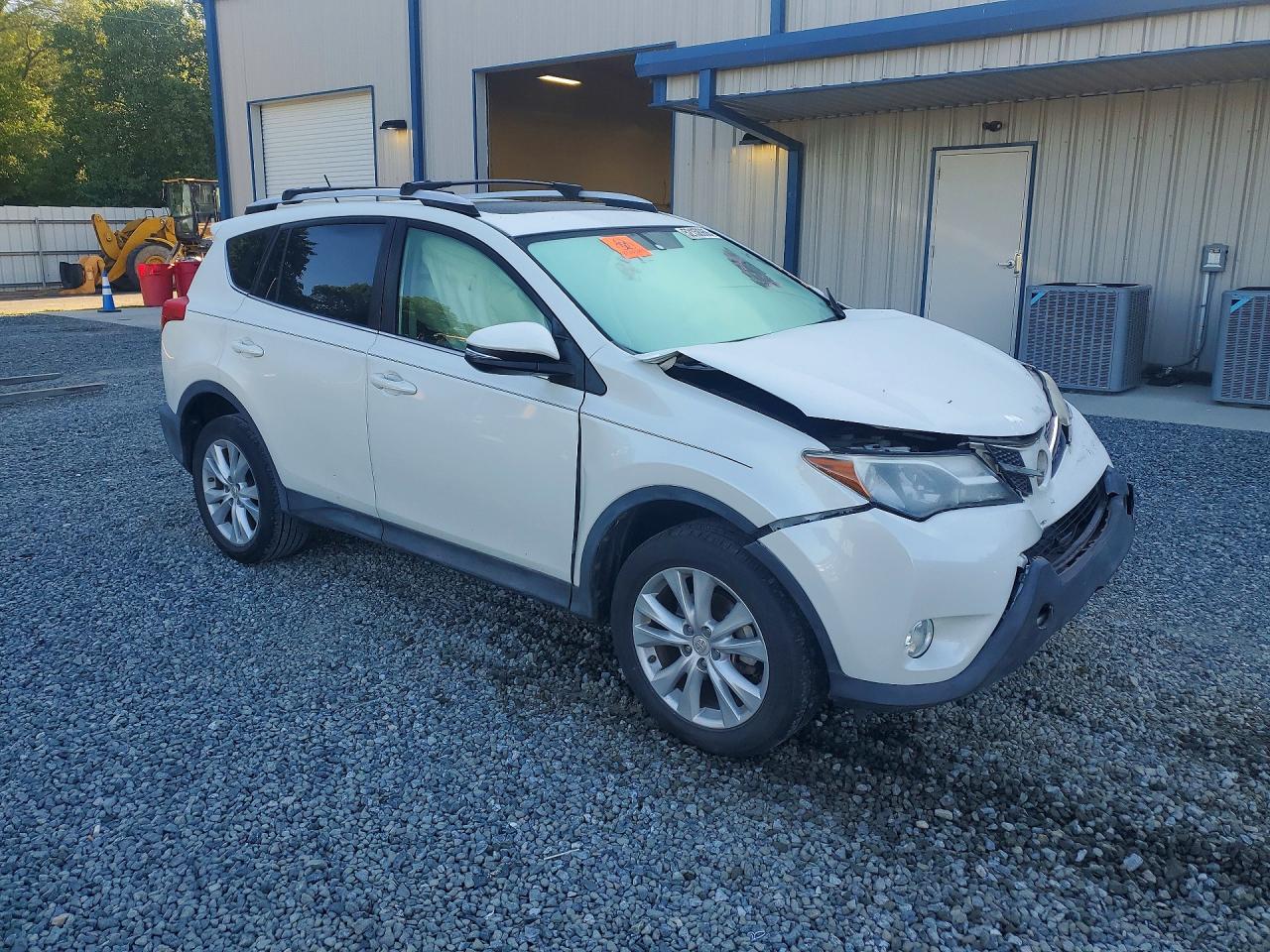 2014 Toyota Rav4 Limited White vin: JTMYFREV6EJ023410