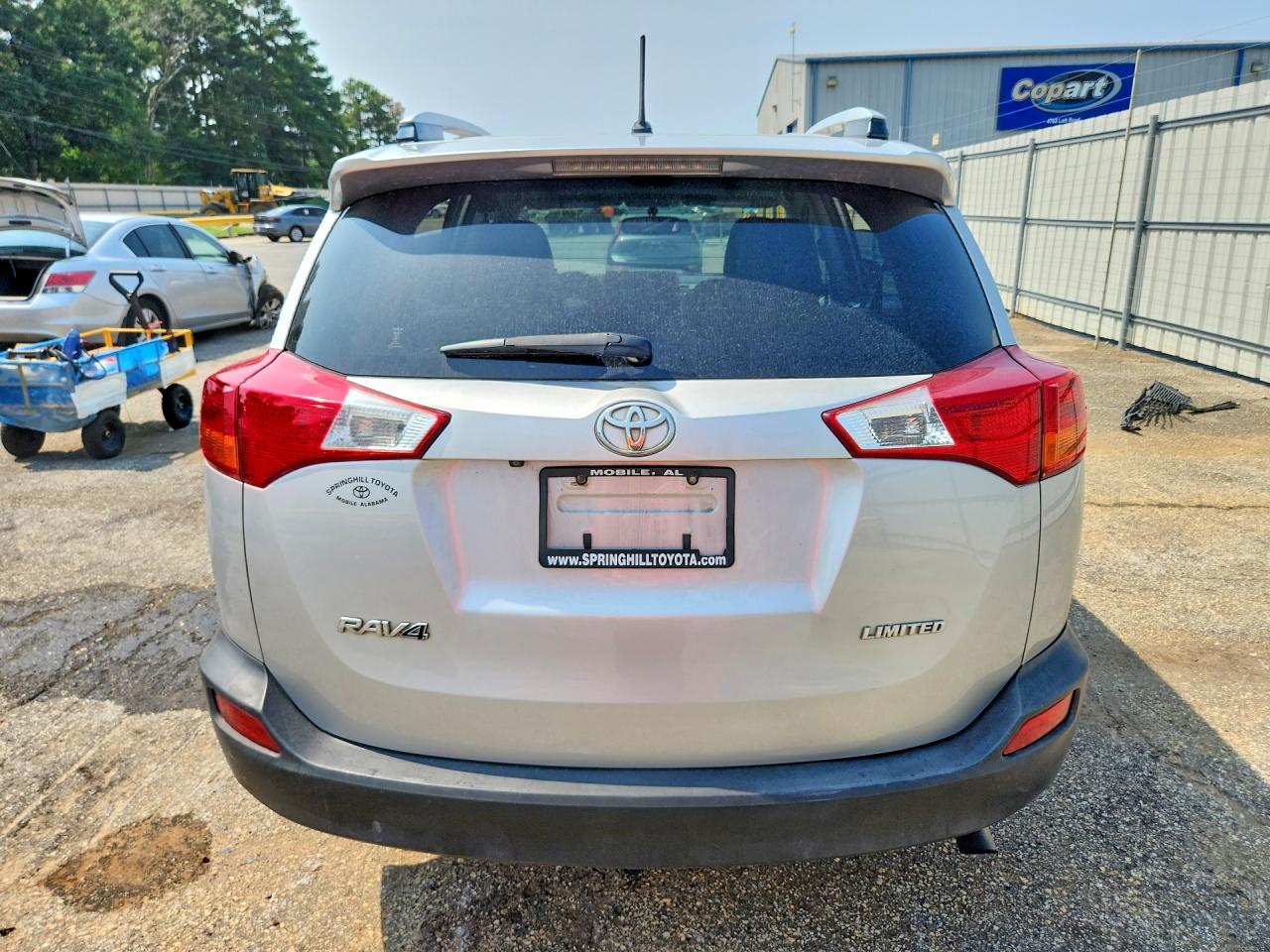 2013 Toyota Rav4 Limited Silver vin: JTMYFREV7DD009318