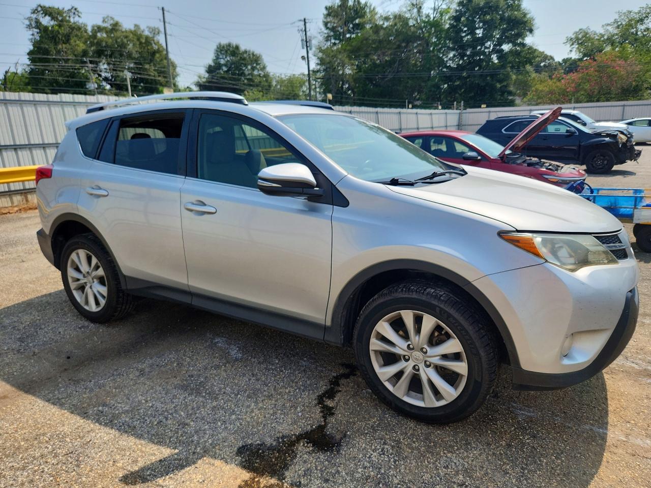 2013 Toyota Rav4 Limited Silver vin: JTMYFREV7DD009318