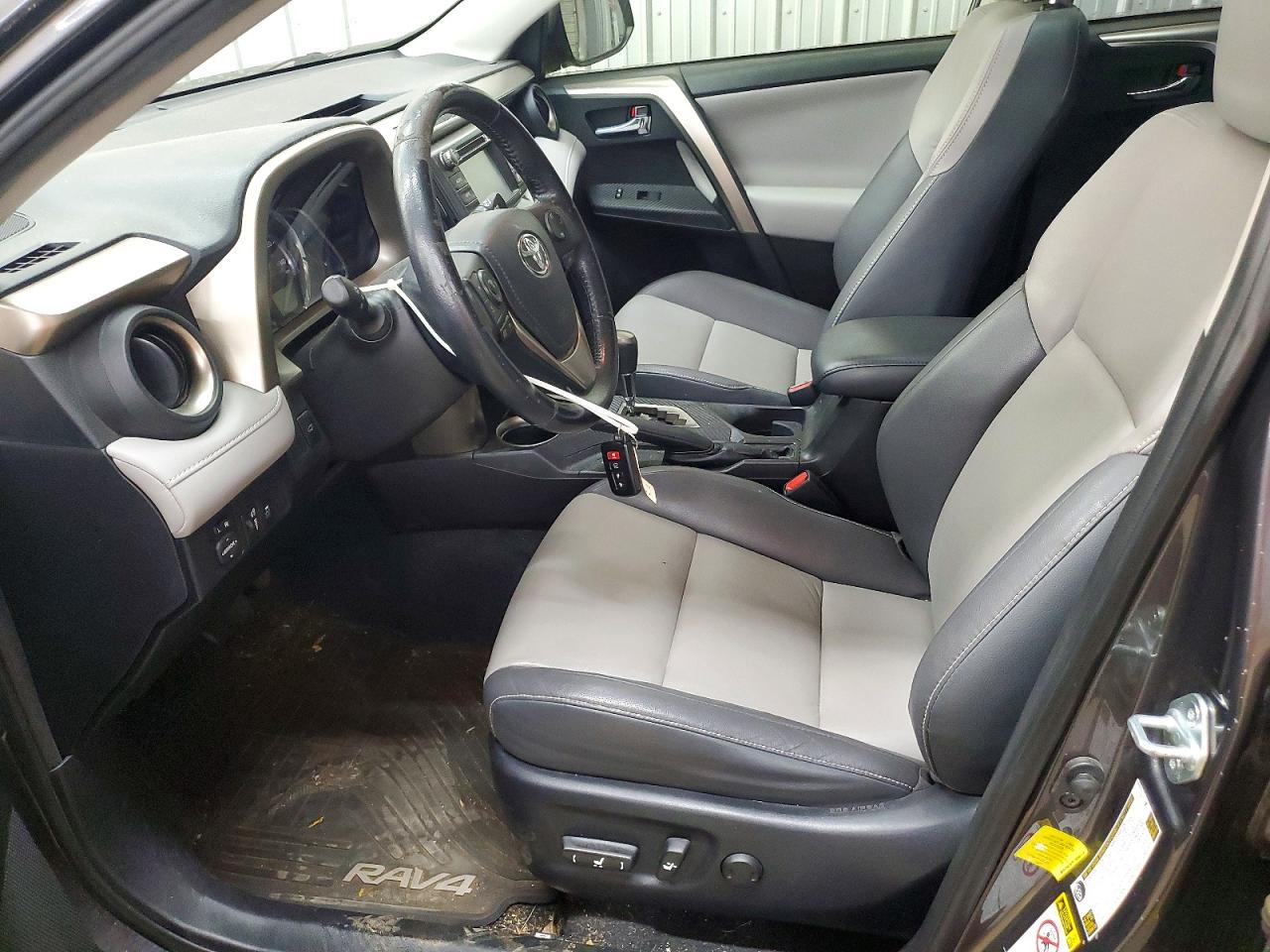 2015 Toyota Rav4 Limited Gray vin: JTMYFREV7FJ056143