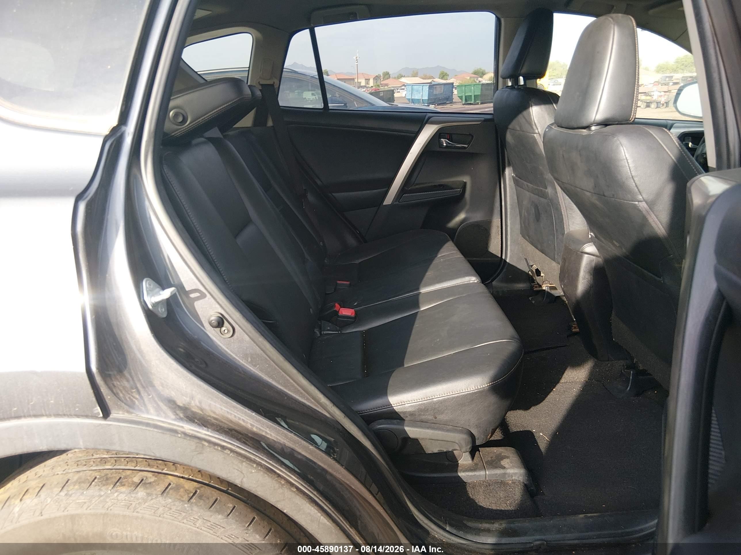 2014 Toyota Rav4 Limited Gray vin: JTMYFREV8ED039655