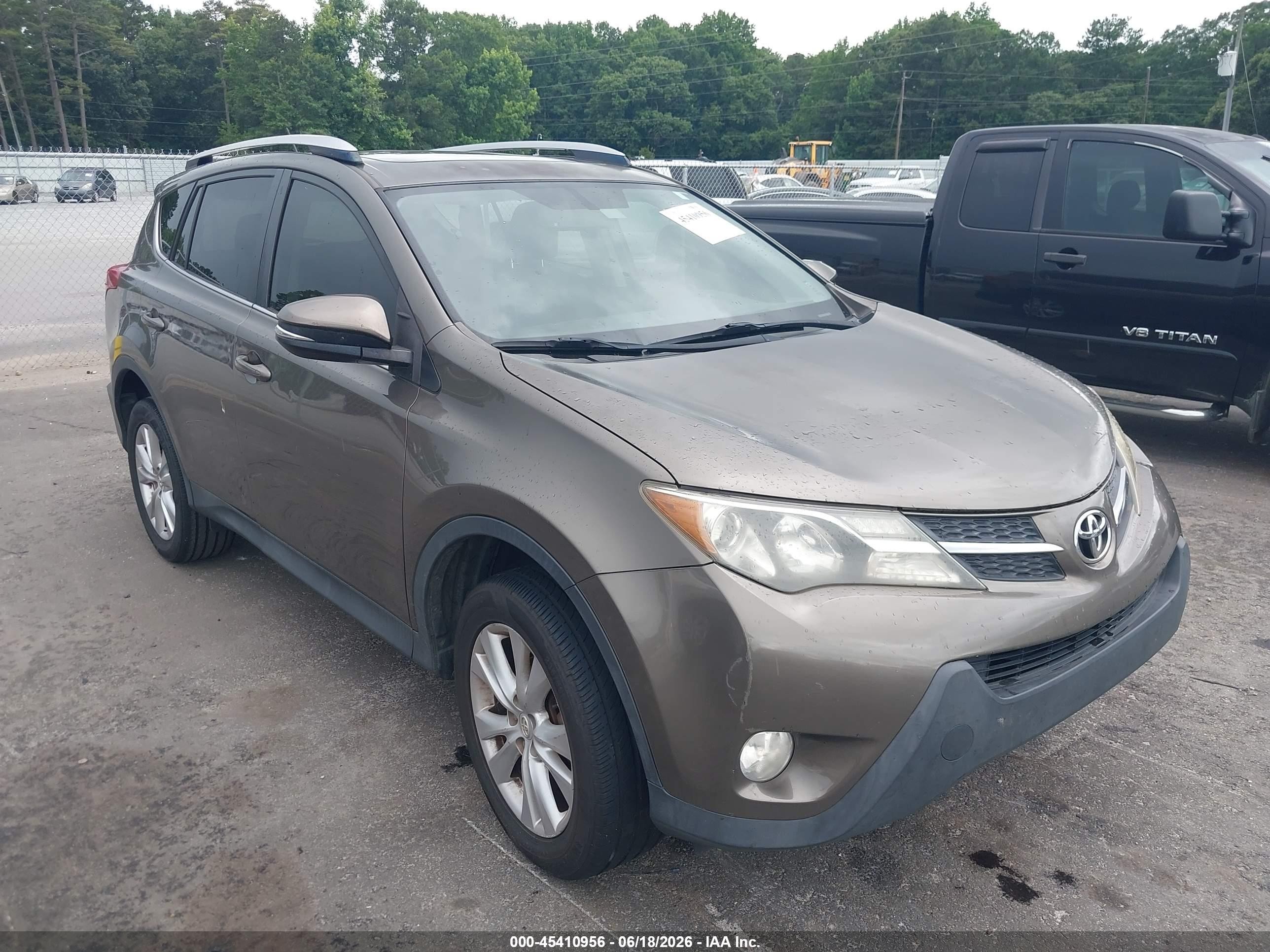 2015 Toyota Rav4 Limited Beige vin: JTMYFREV9FD077428