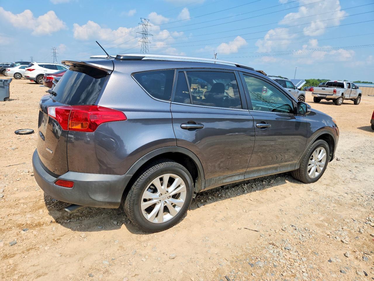 2015 Toyota Rav4 Limited Silver vin: JTMYFREV9FJ041577