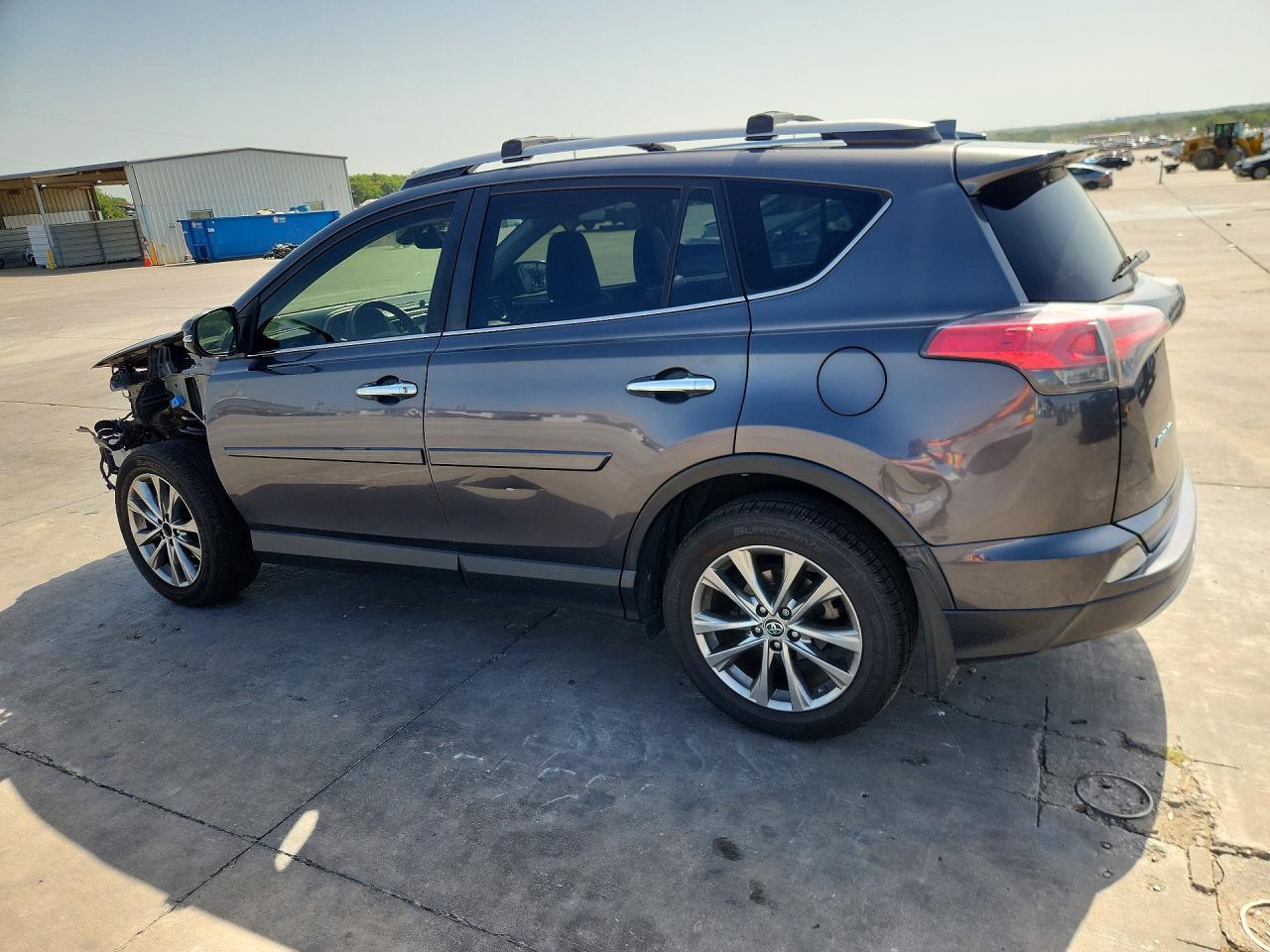2017 Toyota Rav4 Limited Gray vin: JTMYFREV9HJ141424