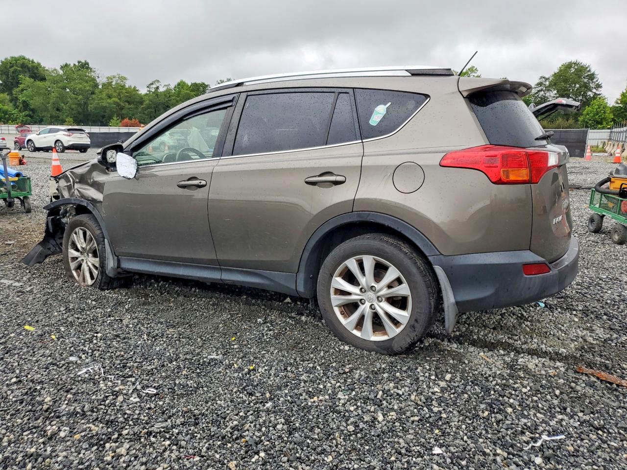 2014 Toyota Rav4 Limited Brown vin: JTMYFREVXED039396