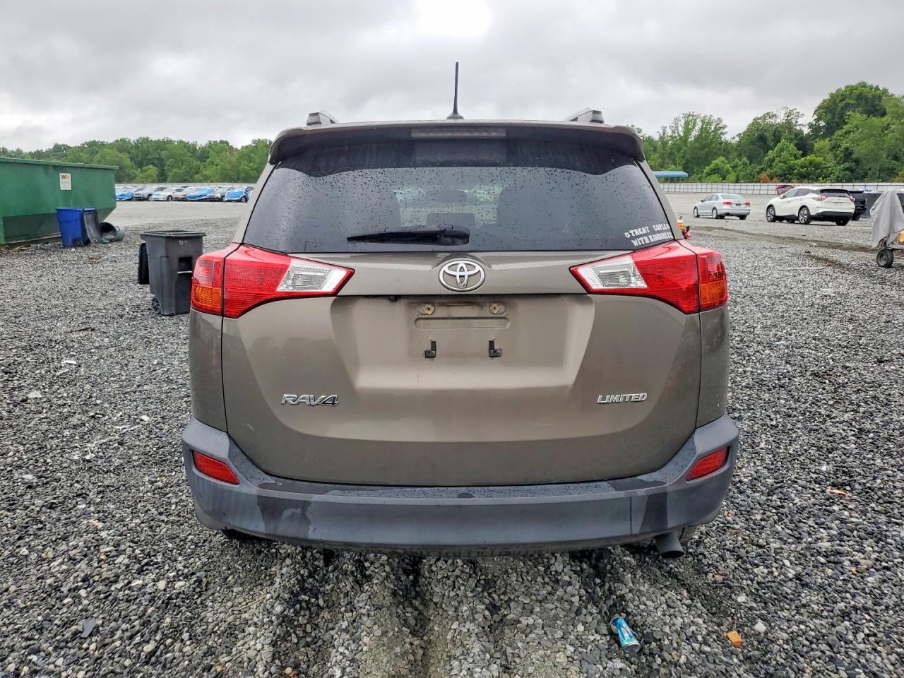 2014 Toyota Rav4 Limited Brown vin: JTMYFREVXED039396