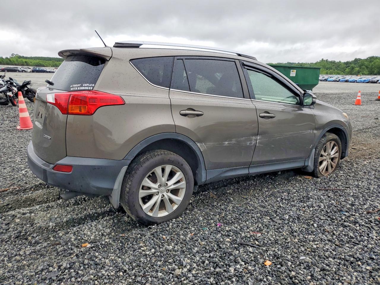 2014 Toyota Rav4 Limited Brown vin: JTMYFREVXED039396