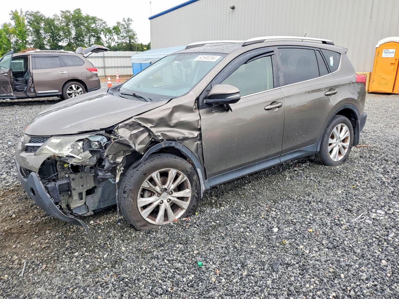 2014 Toyota Rav4 Limited Brown vin: JTMYFREVXED039396