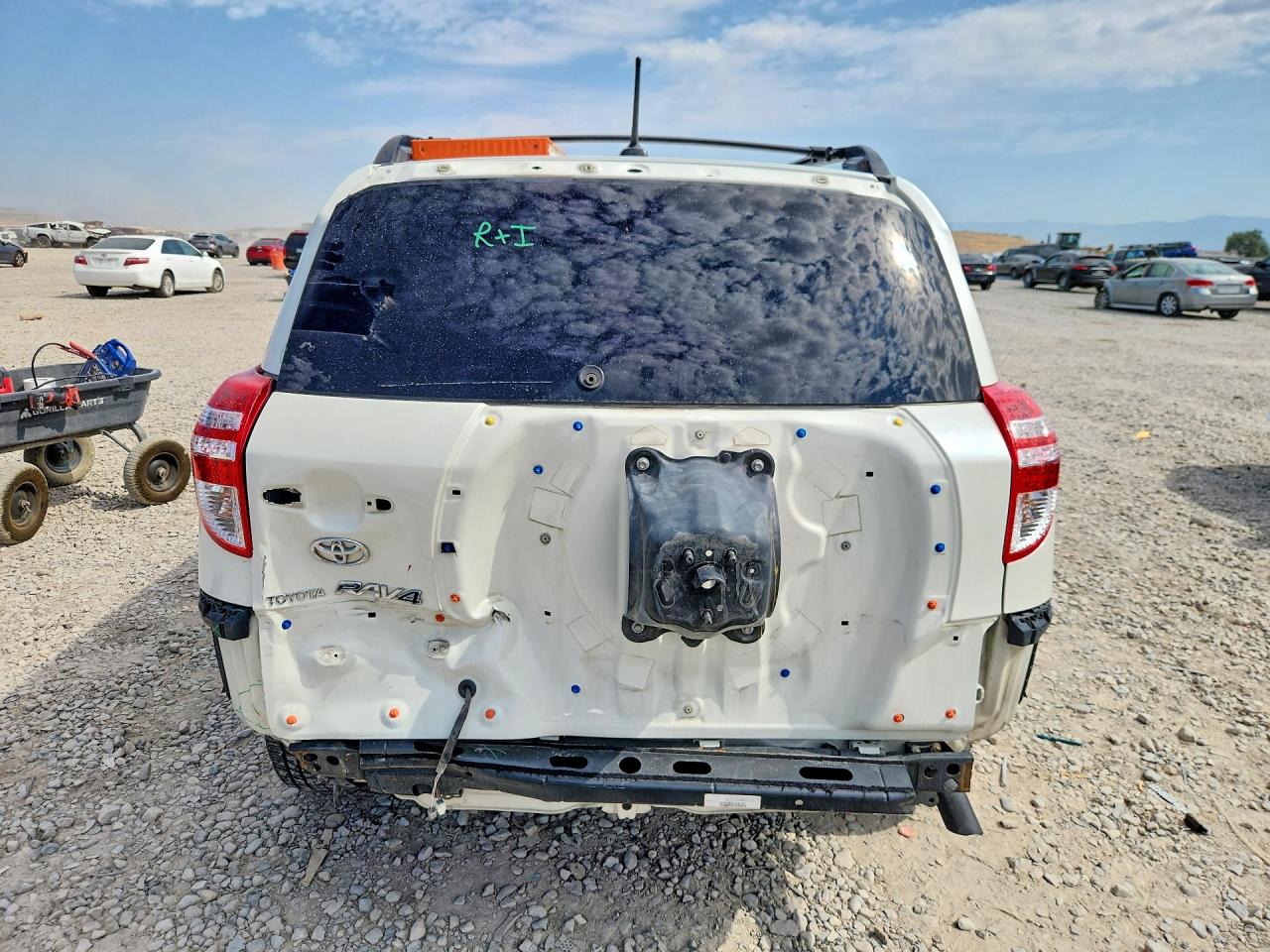2010 Toyota Rav4 Limited White vin: JTMYK4DV1AD004398