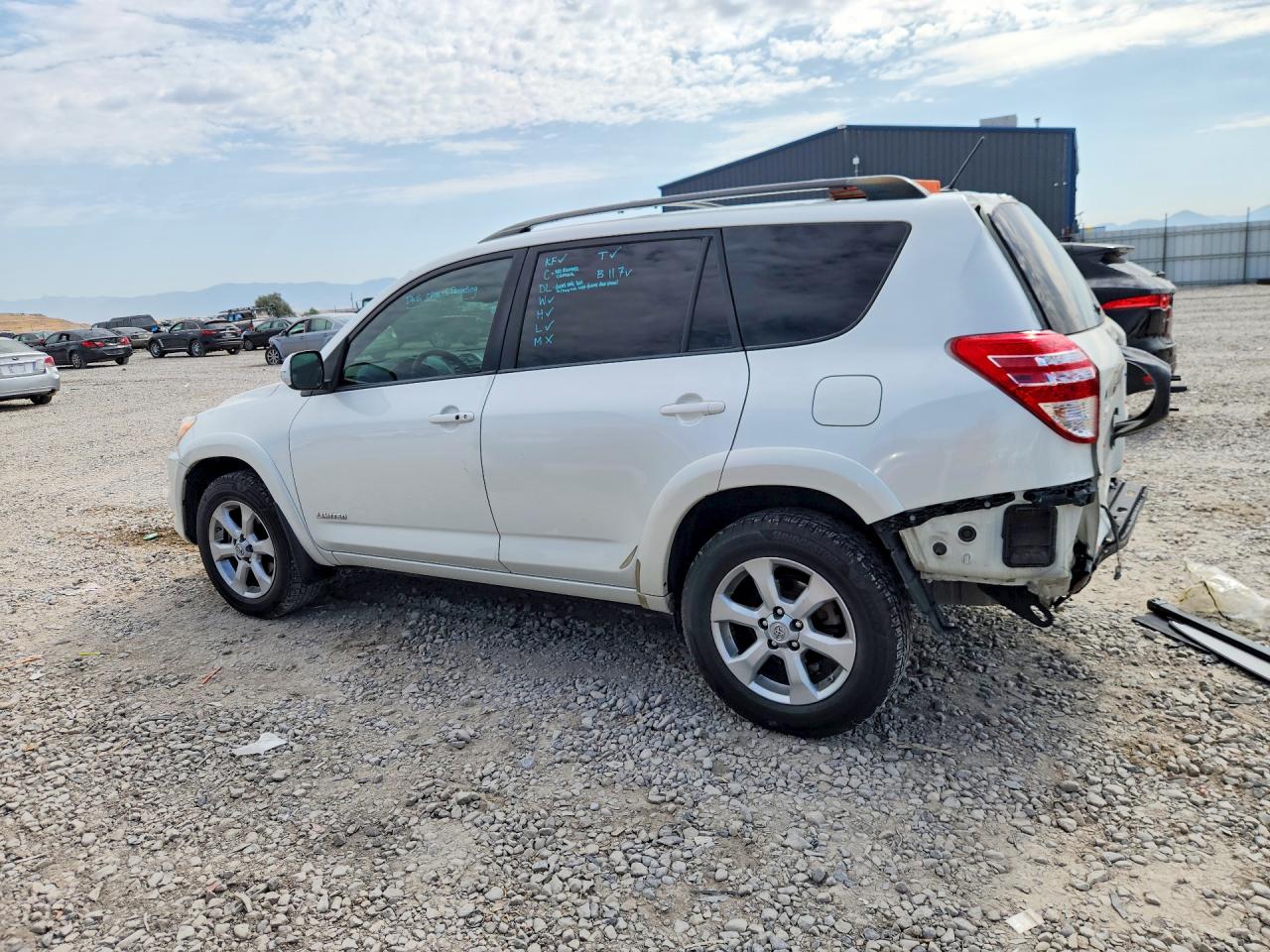 2010 Toyota Rav4 Limited White vin: JTMYK4DV1AD004398