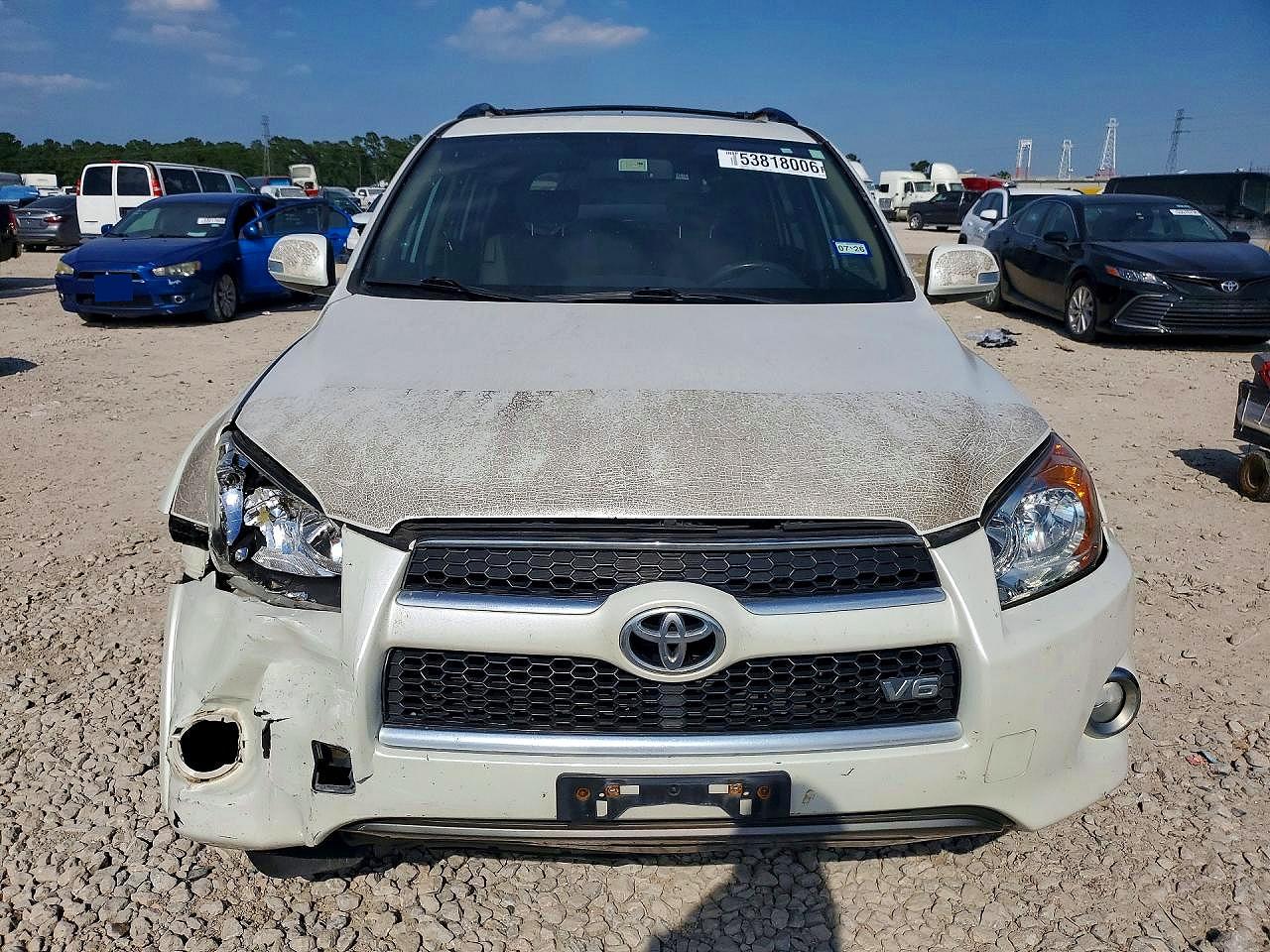 2010 Toyota Rav4 Limited Белый vin: JTMYK4DV1AD004627