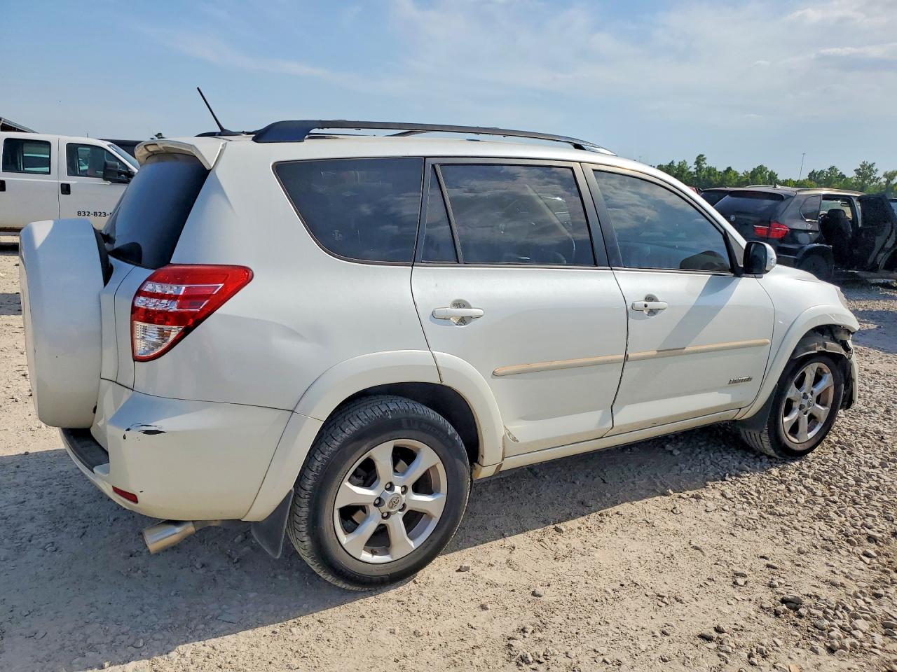 2010 Toyota Rav4 Limited Белый vin: JTMYK4DV1AD004627