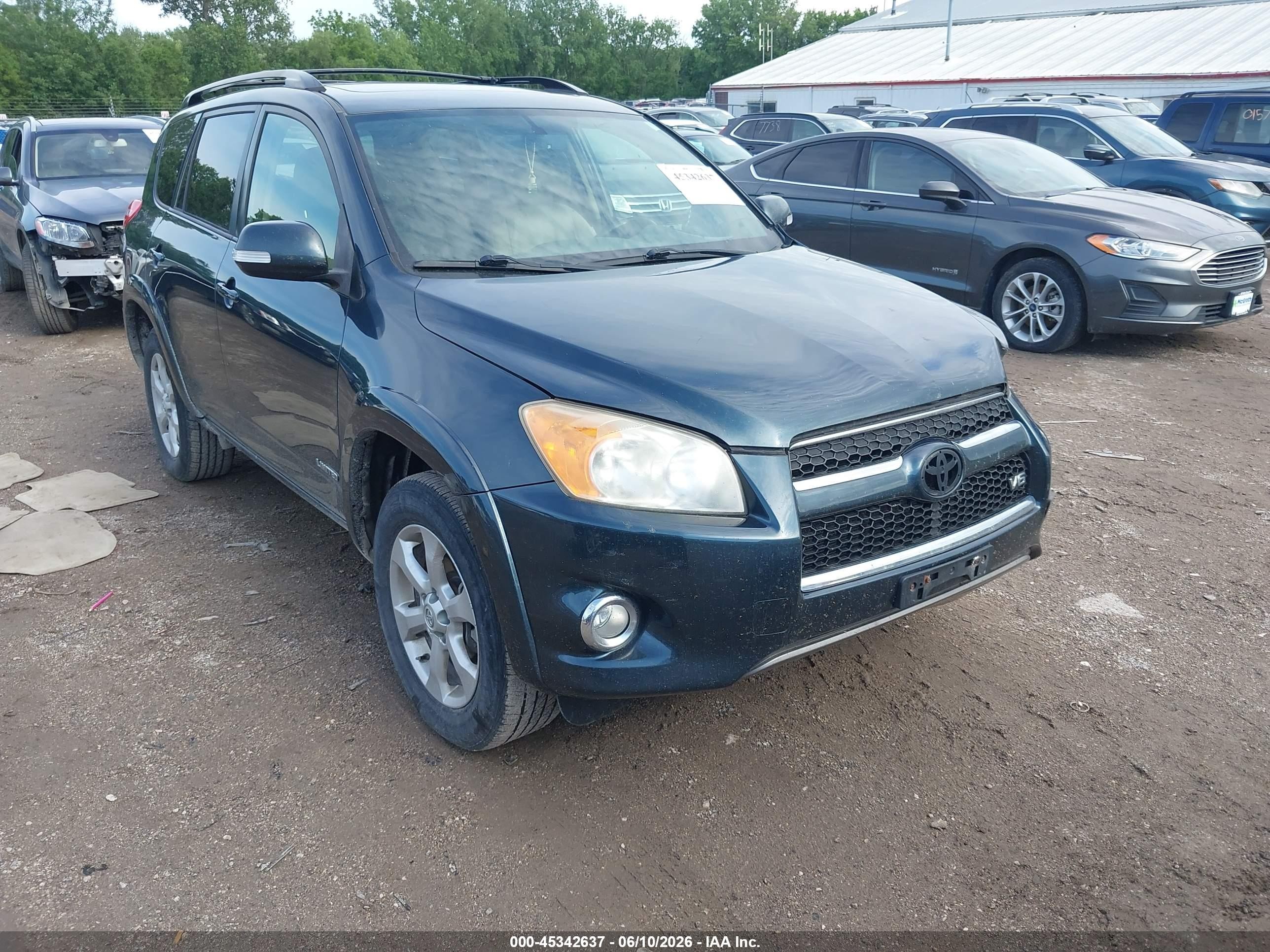 2010 Toyota Rav4 Limited V6 Light Blue vin: JTMYK4DV3AD003608