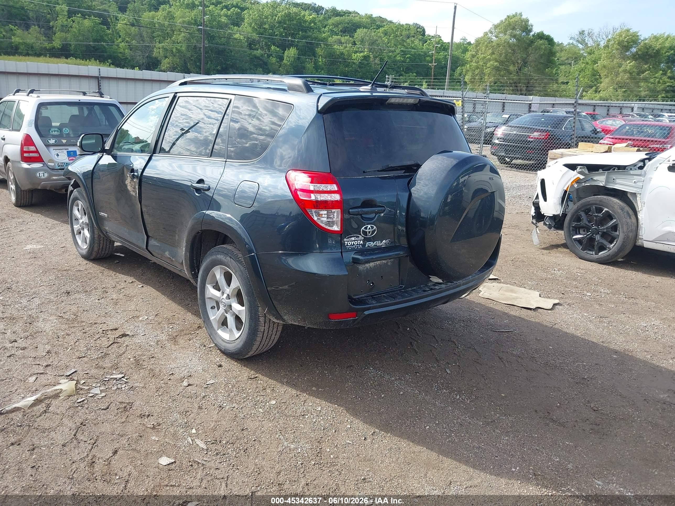 2010 Toyota Rav4 Limited V6 Light Blue vin: JTMYK4DV3AD003608