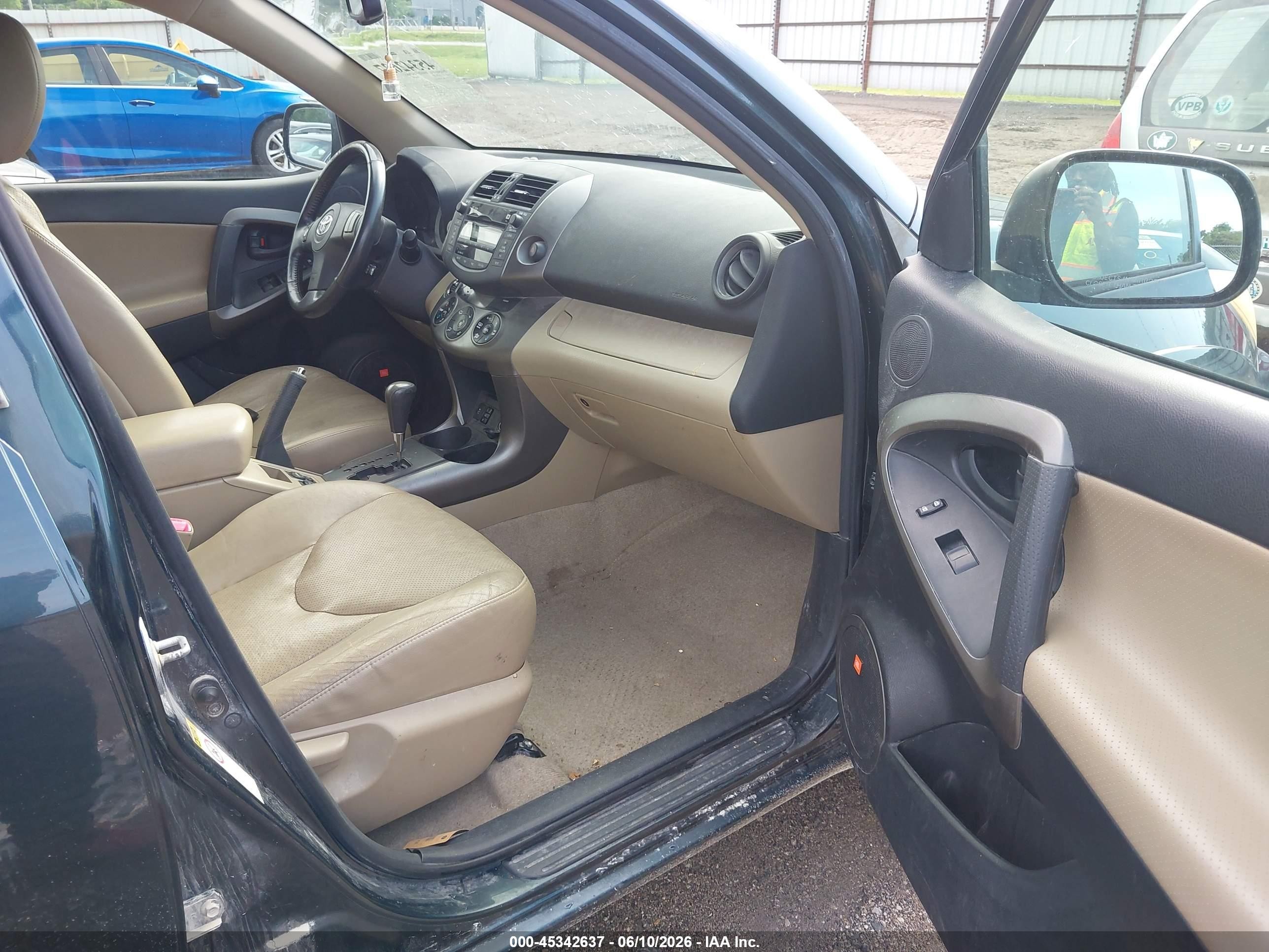 2010 Toyota Rav4 Limited V6 Light Blue vin: JTMYK4DV3AD003608