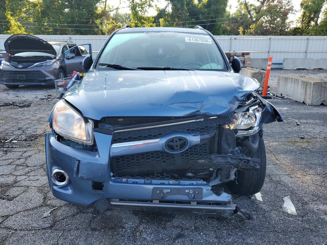 2010 Toyota Rav4 Limited Blue vin: JTMYK4DV4AD004640