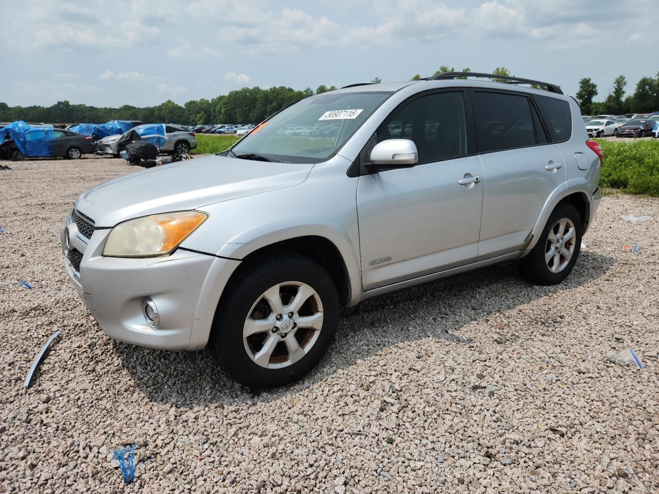 2012 Toyota Rav4 Limited Silver vin: JTMYK4DV4C5027946