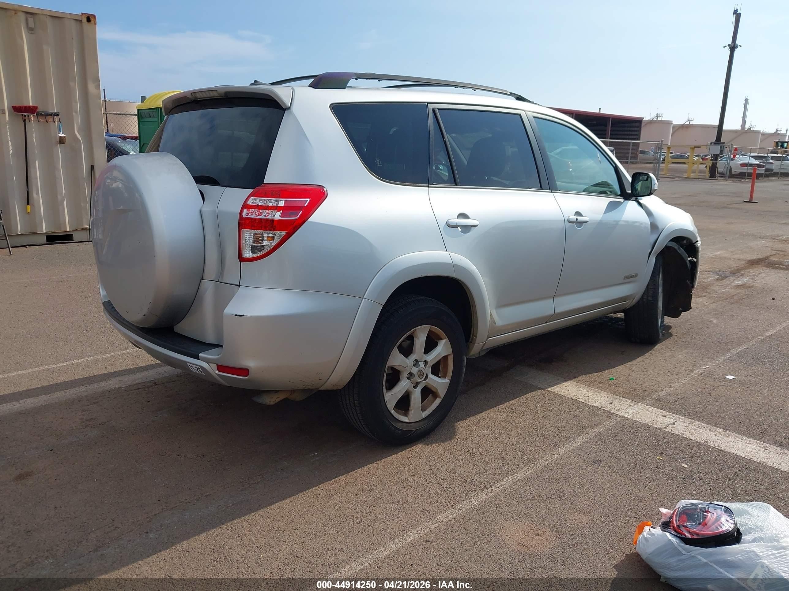 2011 Toyota Rav4 Limited V6 Silver vin: JTMYK4DV6B5027378
