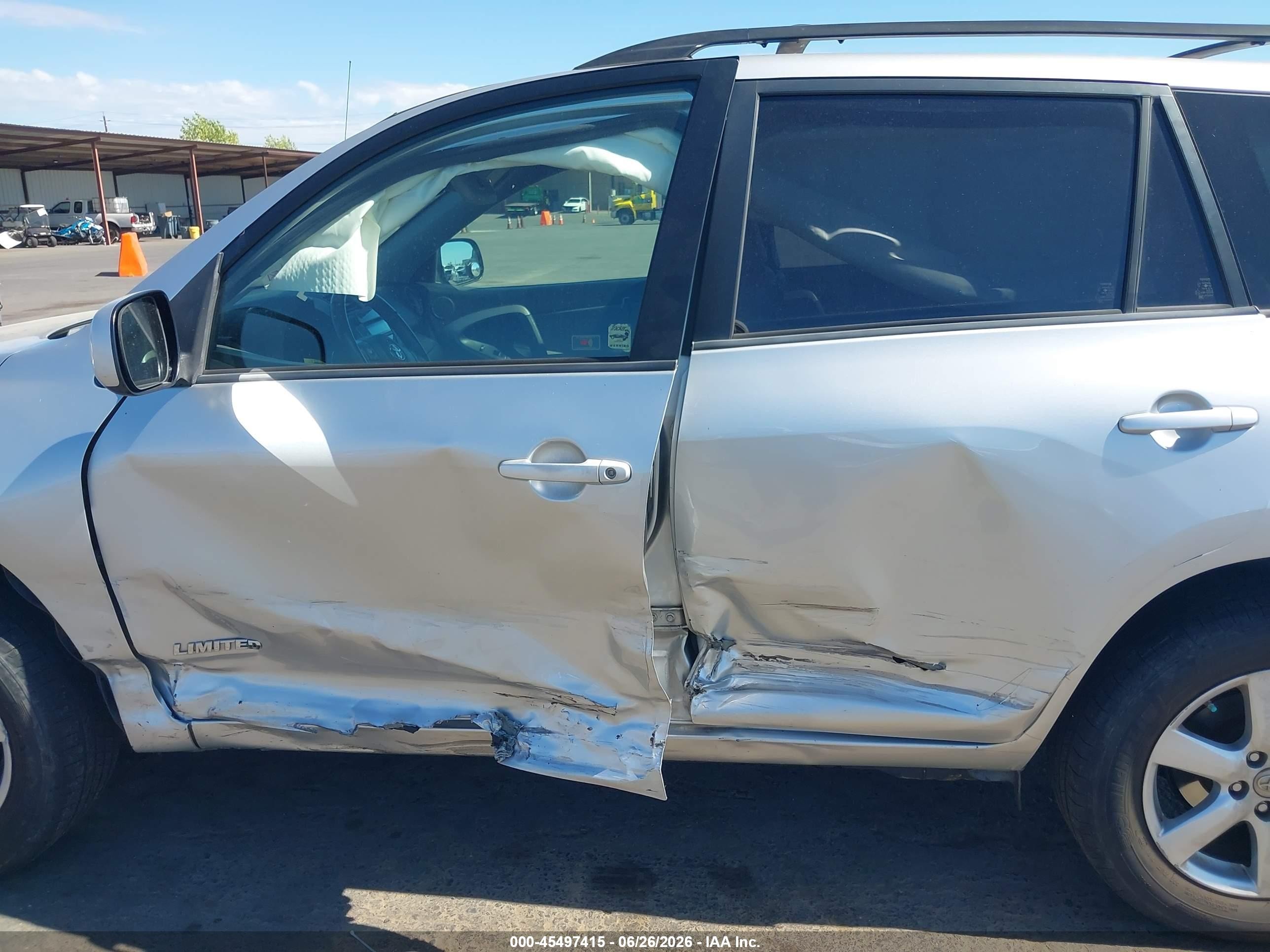 2007 Toyota Rav4 Limited Silver vin: JTMZD31V076020974