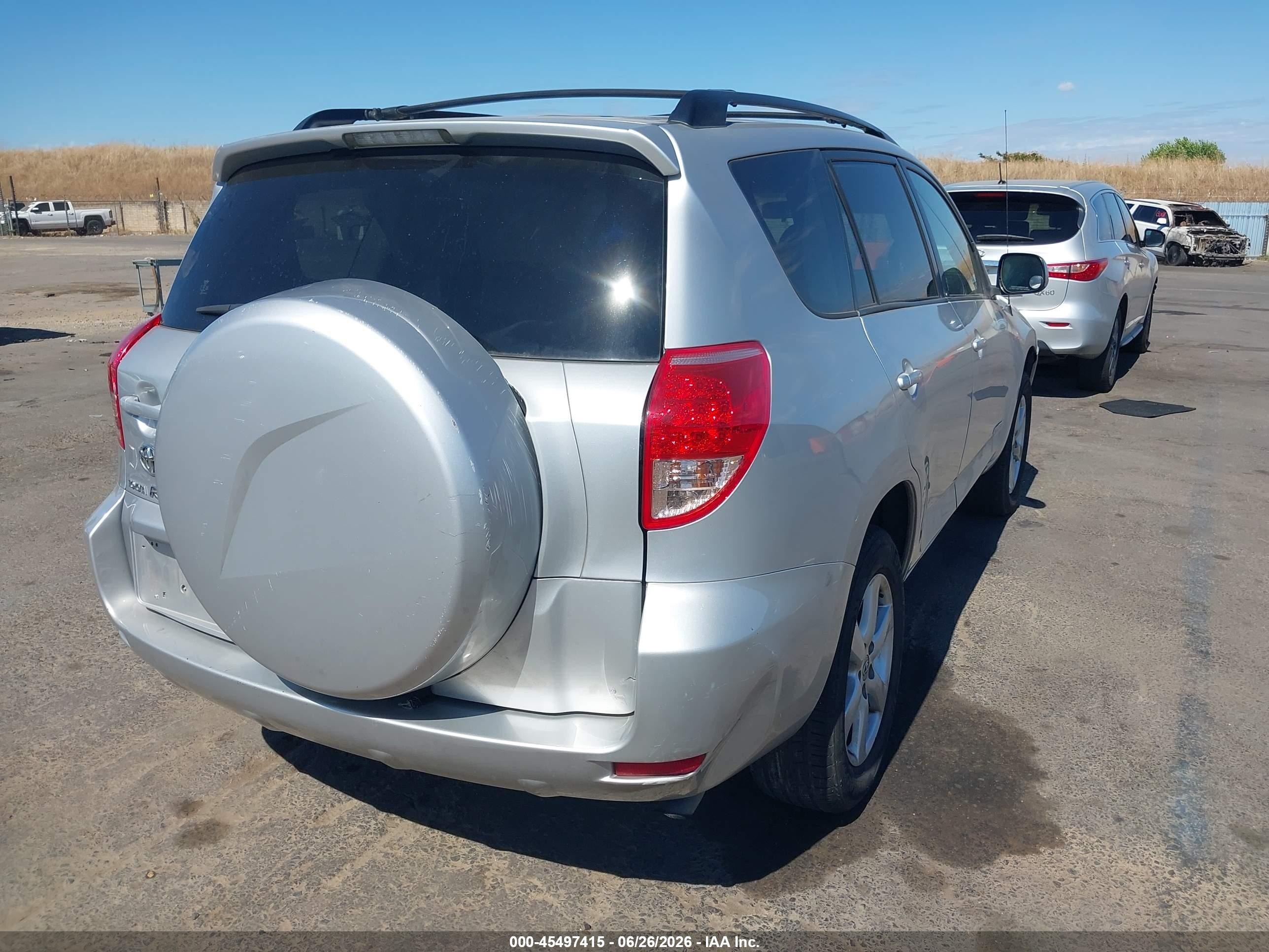 2007 Toyota Rav4 Limited Silver vin: JTMZD31V076020974