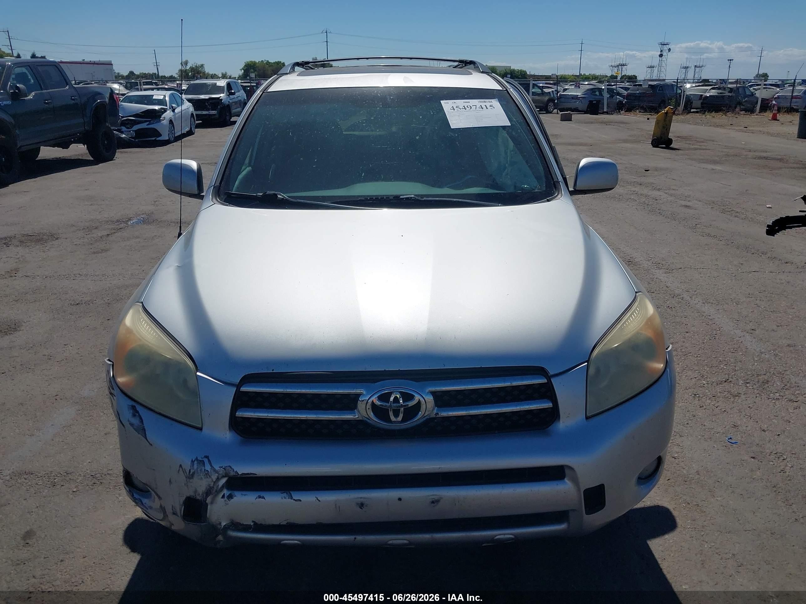 2007 Toyota Rav4 Limited Silver vin: JTMZD31V076020974