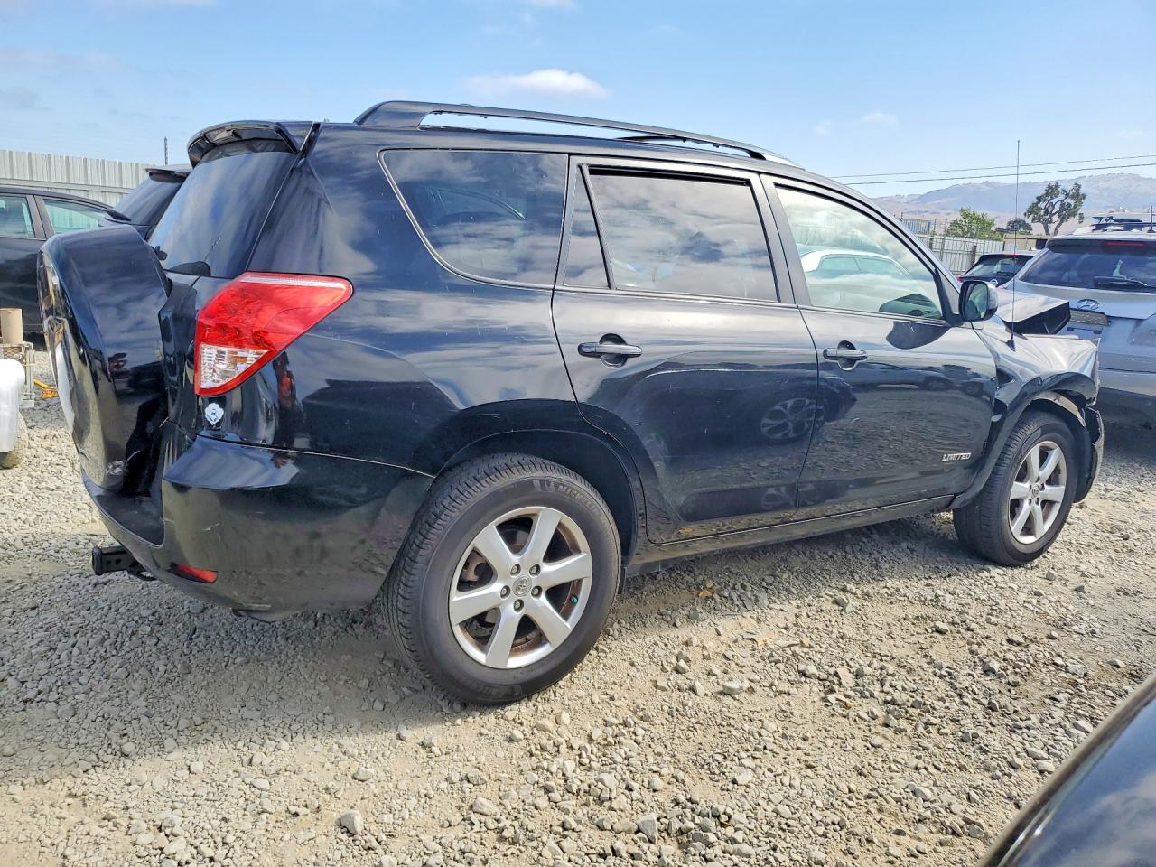 2007 Toyota Rav4 Limited Black vin: JTMZD31V076030758