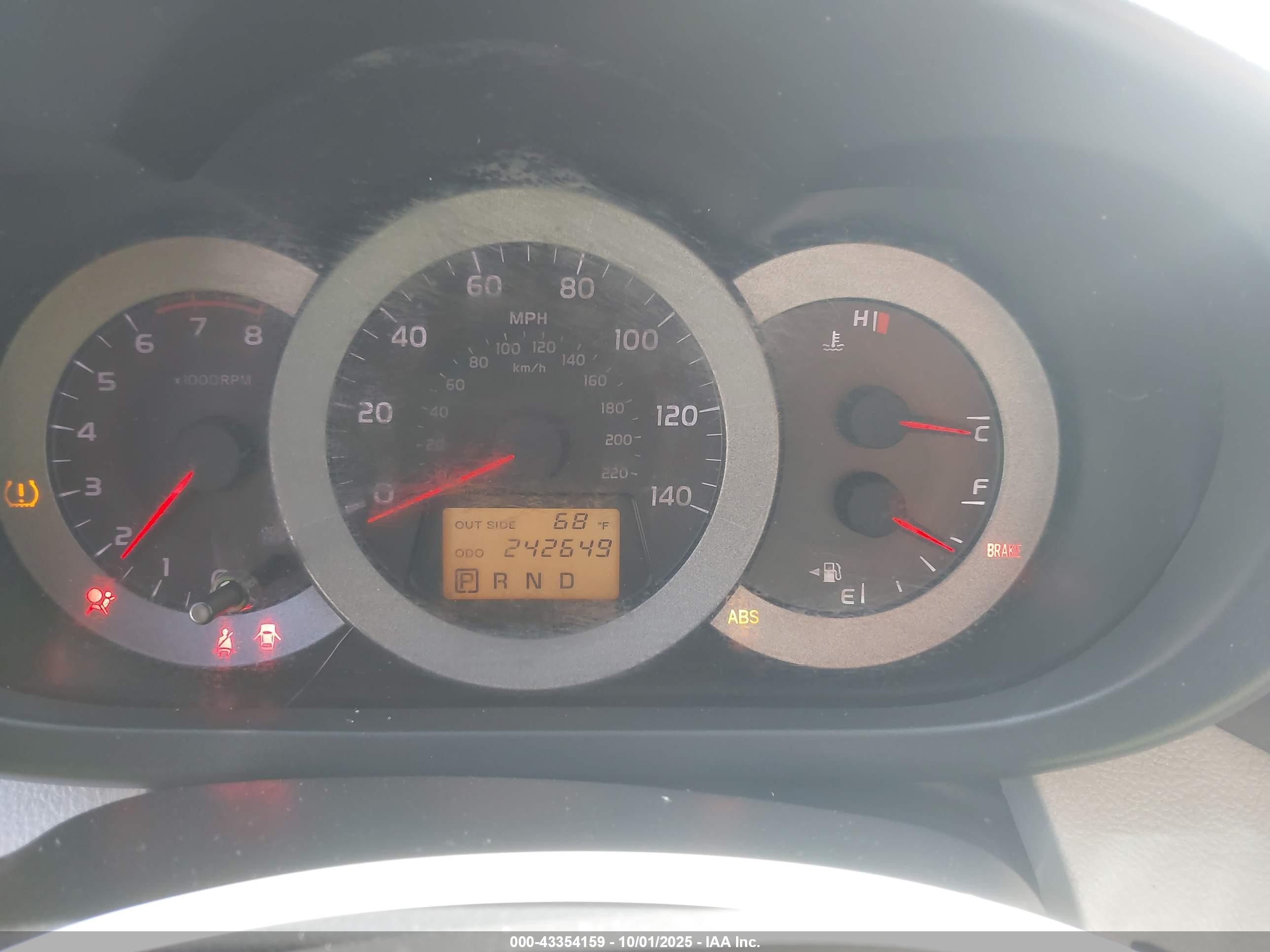 2007 Toyota Rav4 Limited Red vin: JTMZD31V076050007