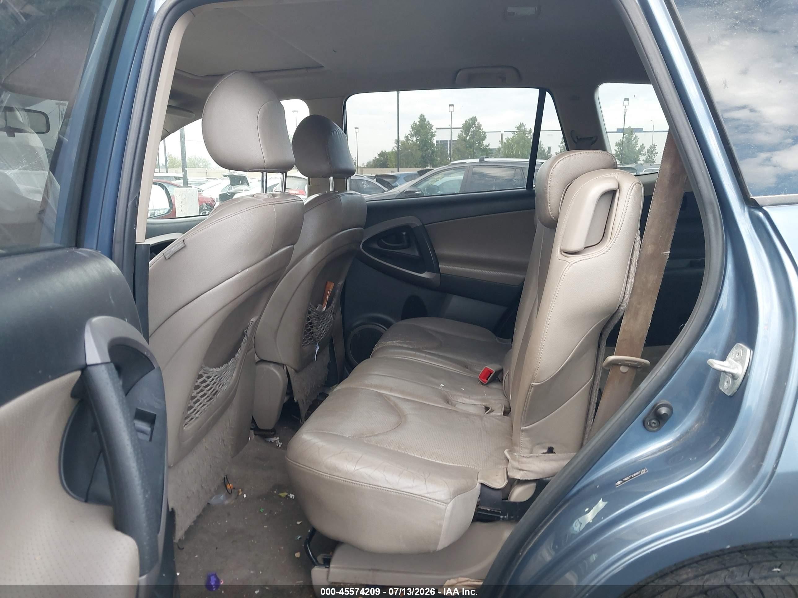 2008 Toyota Rav4 Limited Blue vin: JTMZD31V086072445