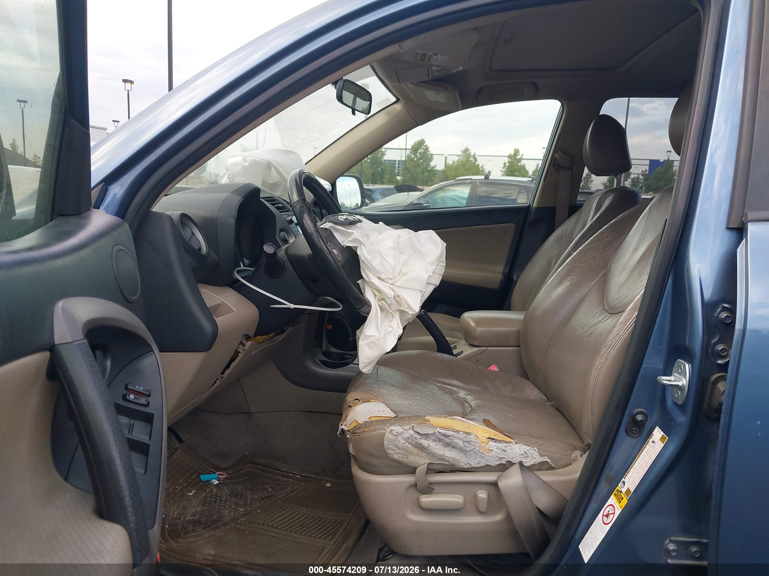 2008 Toyota Rav4 Limited Blue vin: JTMZD31V086072445