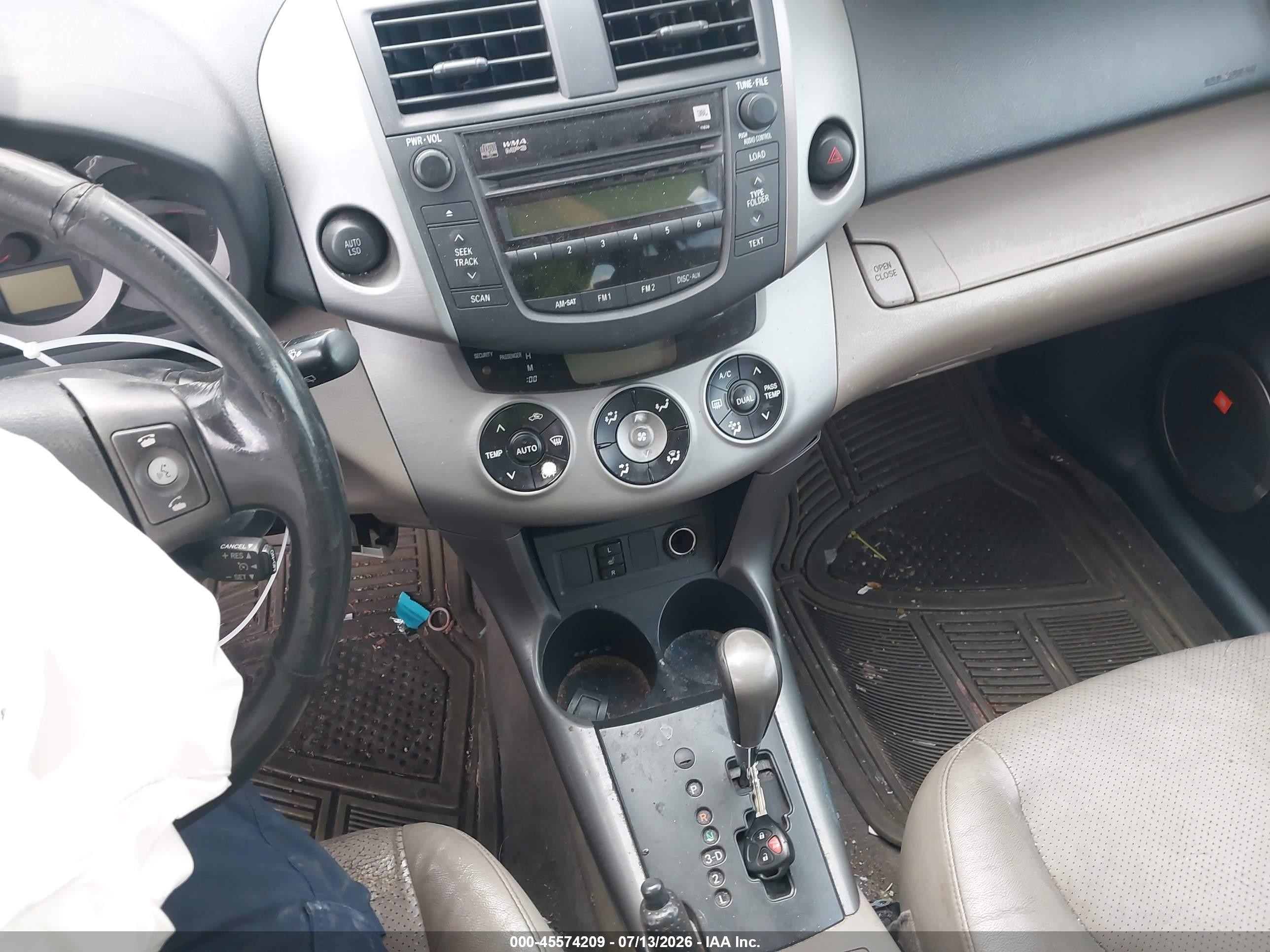2008 Toyota Rav4 Limited Blue vin: JTMZD31V086072445