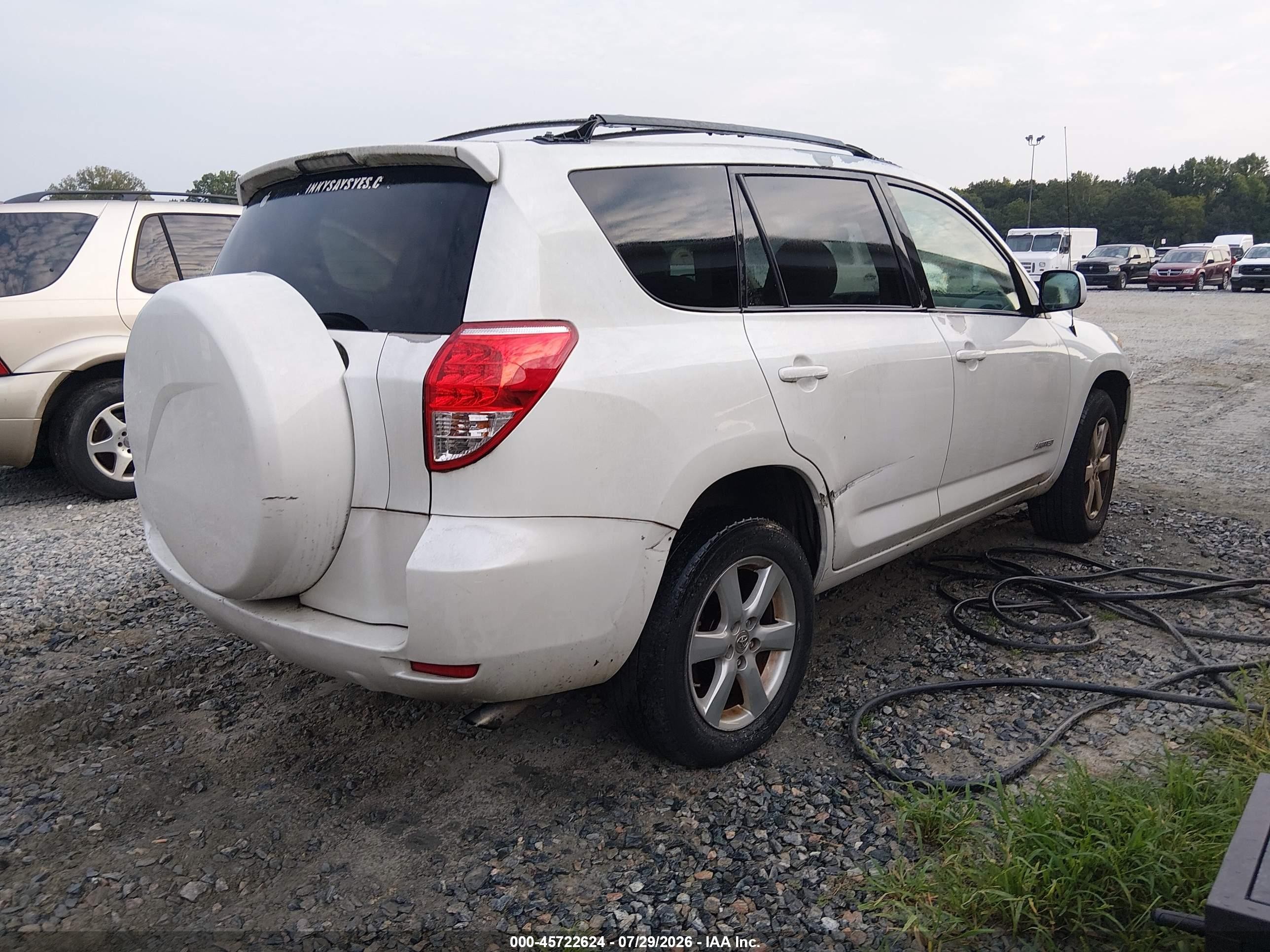 2006 Toyota Rav4 Limited Белый vin: JTMZD31V165023953